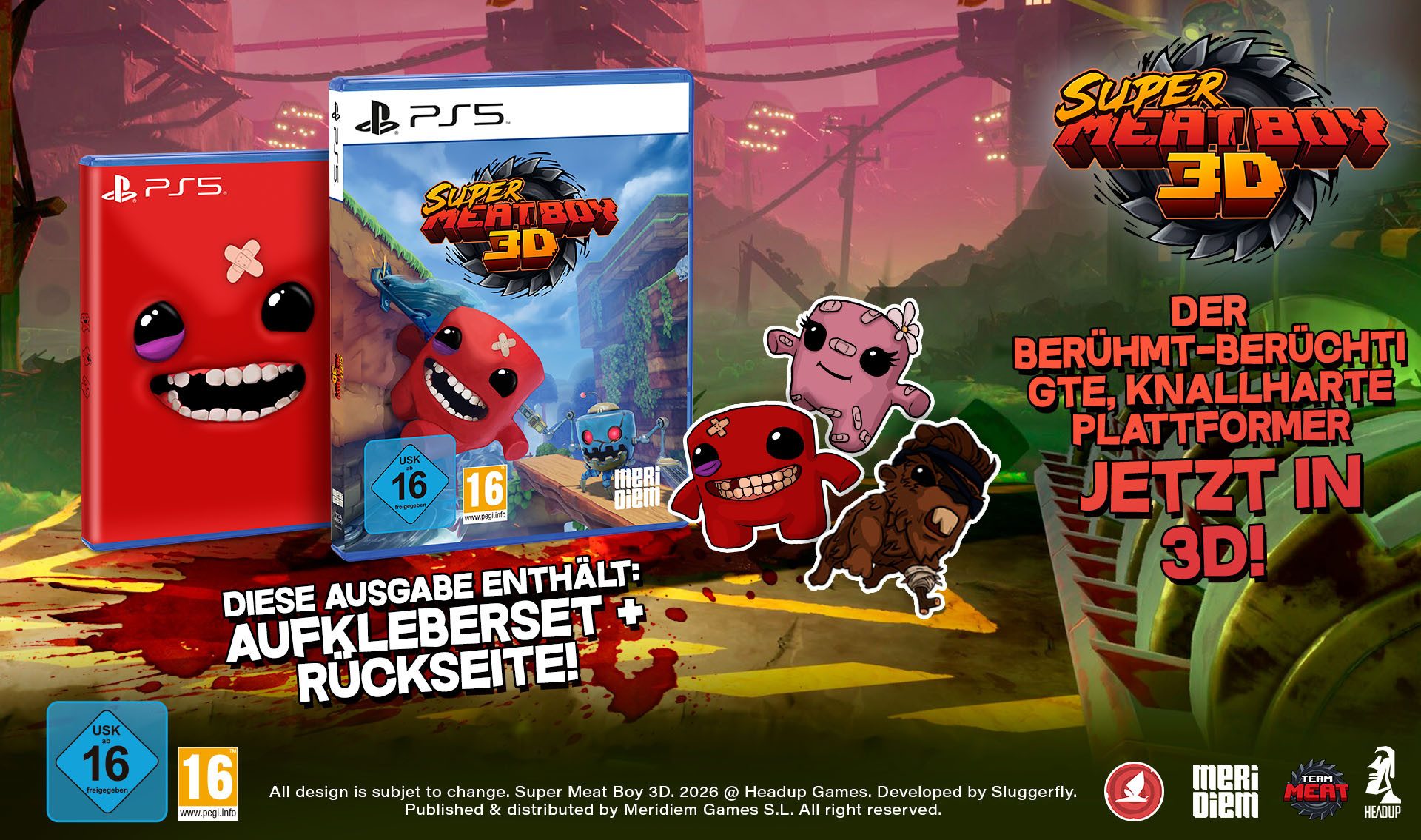 Super Meat Boy 3D PlayStation 5