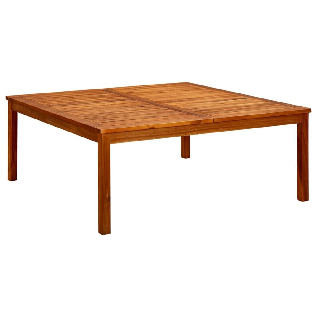 Gartentisch 110 x 110 x 45 cm Garten-Couchtisch 110x110x45 cm Massivholz Akazie Ho