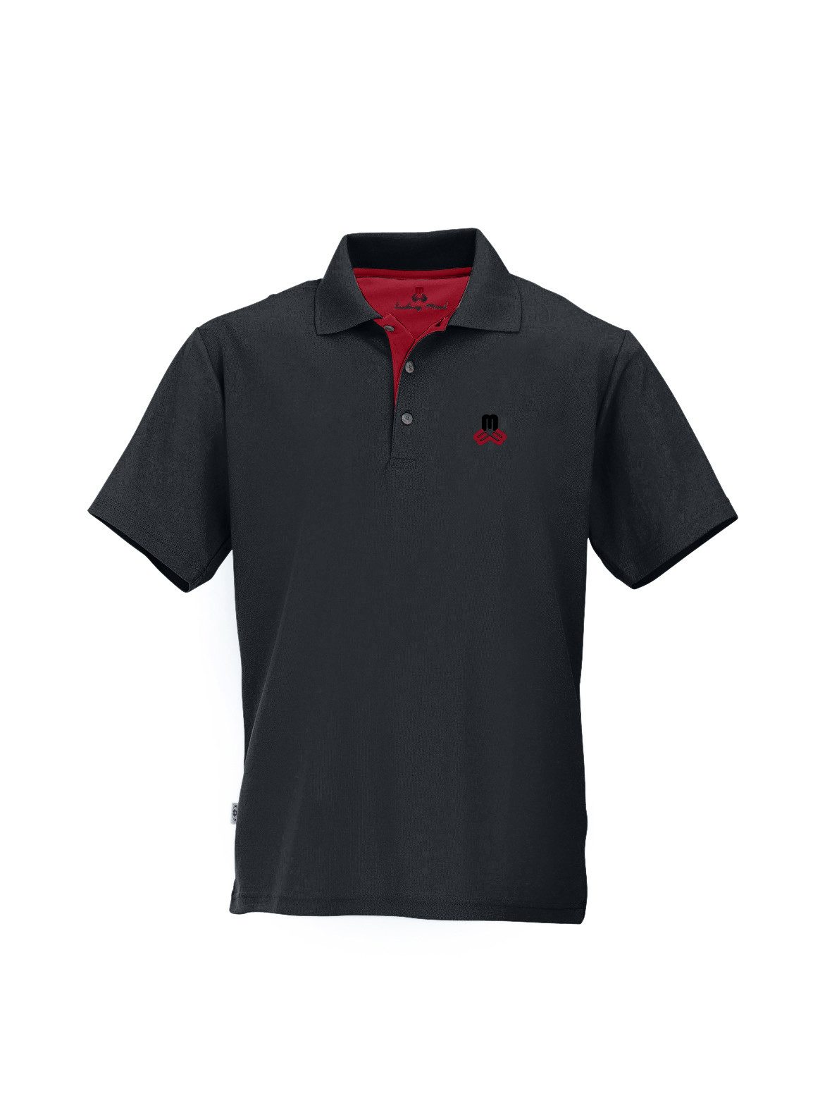 Maul Poloshirt Spiez fresh-SP - 1/2 Poloshirt SCHWARZ/ROT