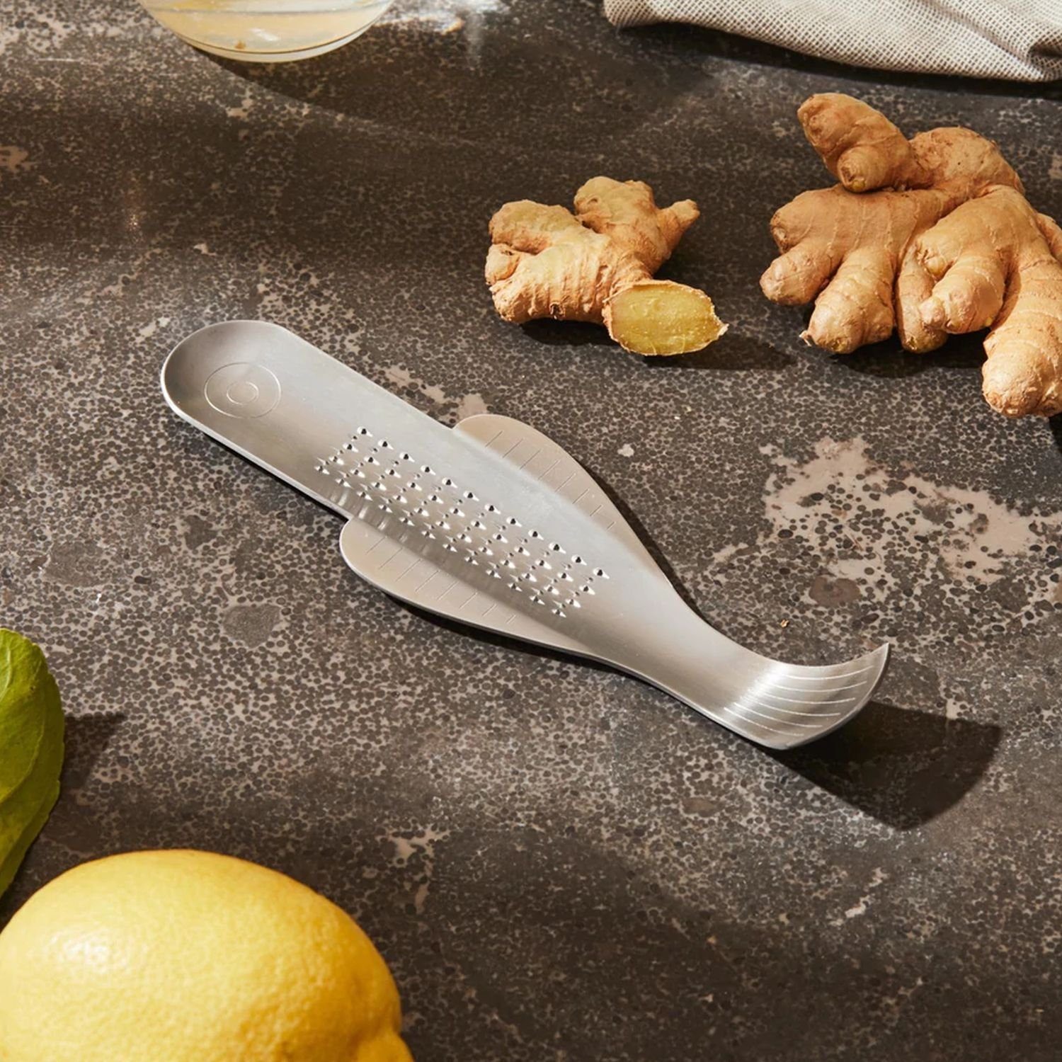 Alessi Küchenreibe Ingwerreibe Boga, Edelstahl