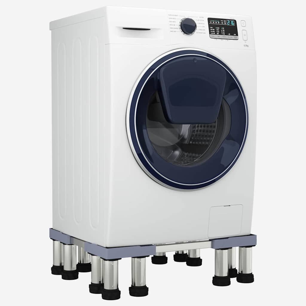 vidaXL Waschmaschinenumbauschrank Waschmaschinensockel Grau 67 x 67 x 21,5 günstig online kaufen