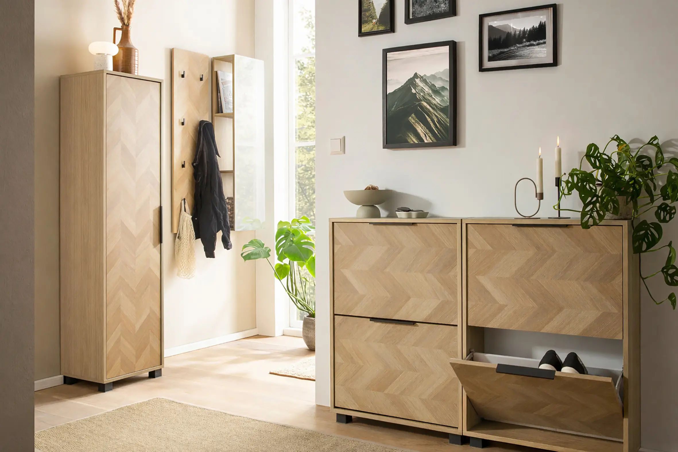 Schildmeyer Hochschrank Piazza, Hochschrank, Made in Germany, B: 40 cm (1-St) Solide Verarbeitung - Dieses Produkt ist in Deutschland gefertigt