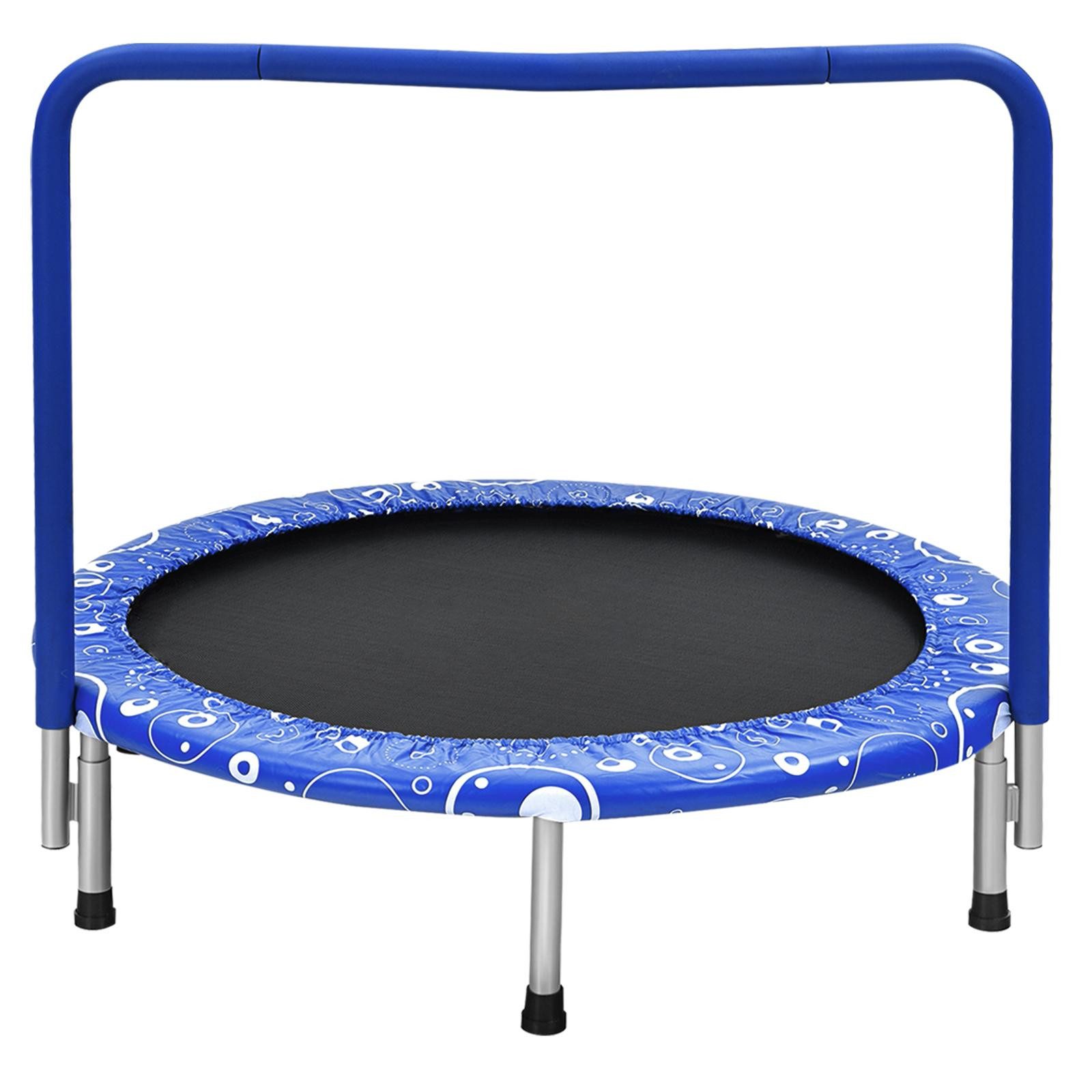 KOMFOTTEU Kindertrampolin φ92cm, bis 150kg belastbar günstig online kaufen