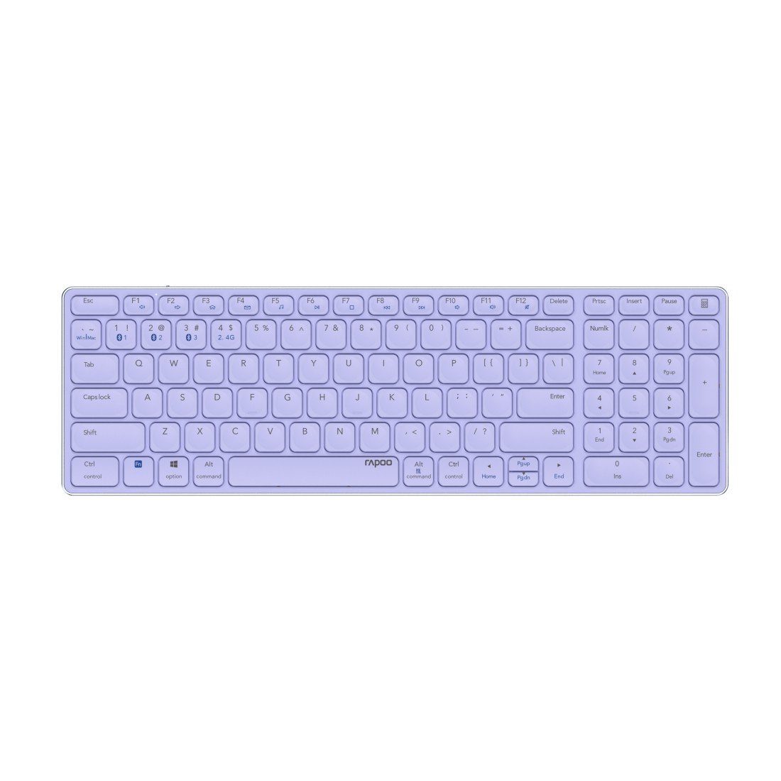 Rapoo E9700M kabellose Tastatur, Bluetooth, 2.4 GHz Wireless-Tastatur