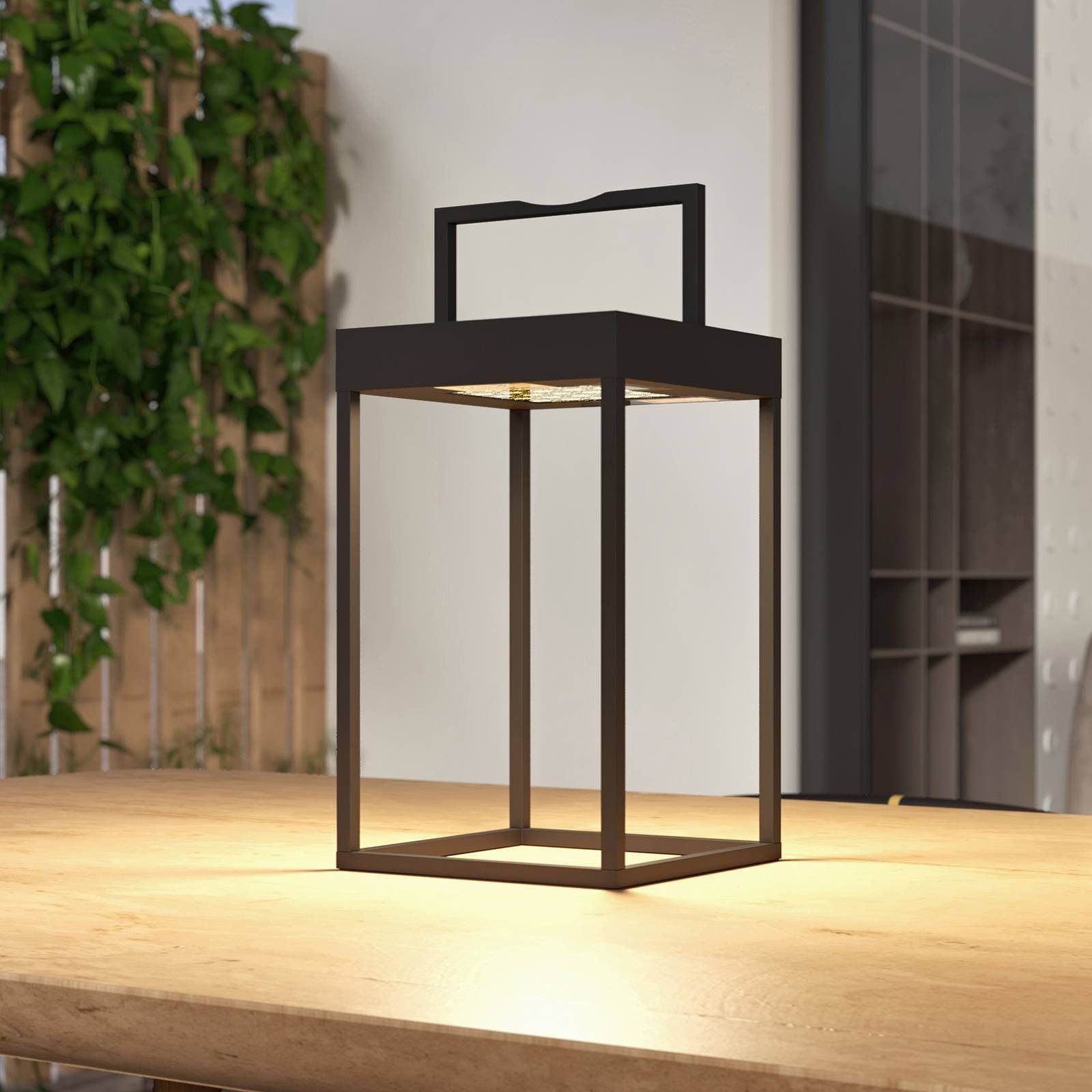 Lucande Außen-Tischleuchte Lynzy, Enthalten, 1 x 2,2 W LED, warmweiß