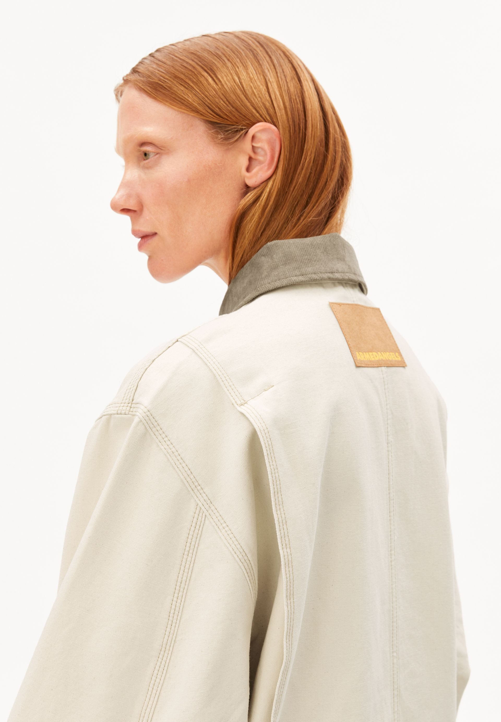 Armedangels Hemdjacke WORKWEAR CANVAS Overshirt aus Bio-Baumwolle Oversized Fit