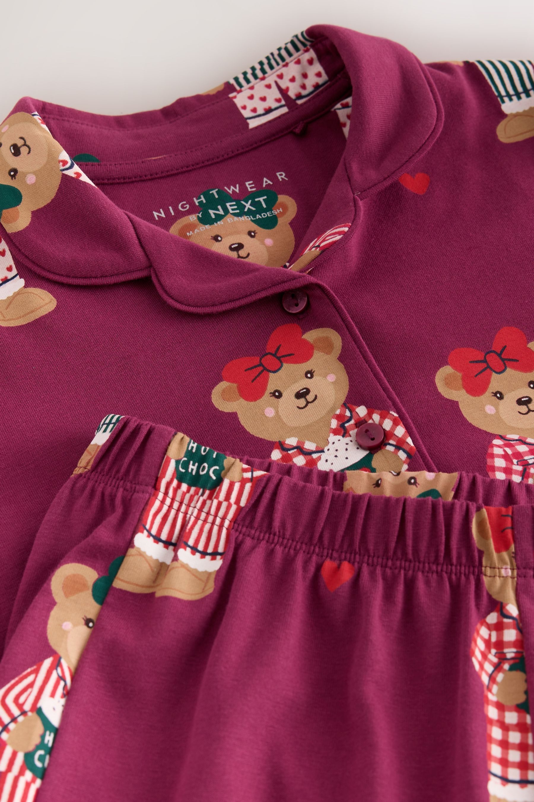 Next Pyjama Durchgeknöpfter Schlafanzug aus Jersey (2 tlg) – Bild 4 von 4