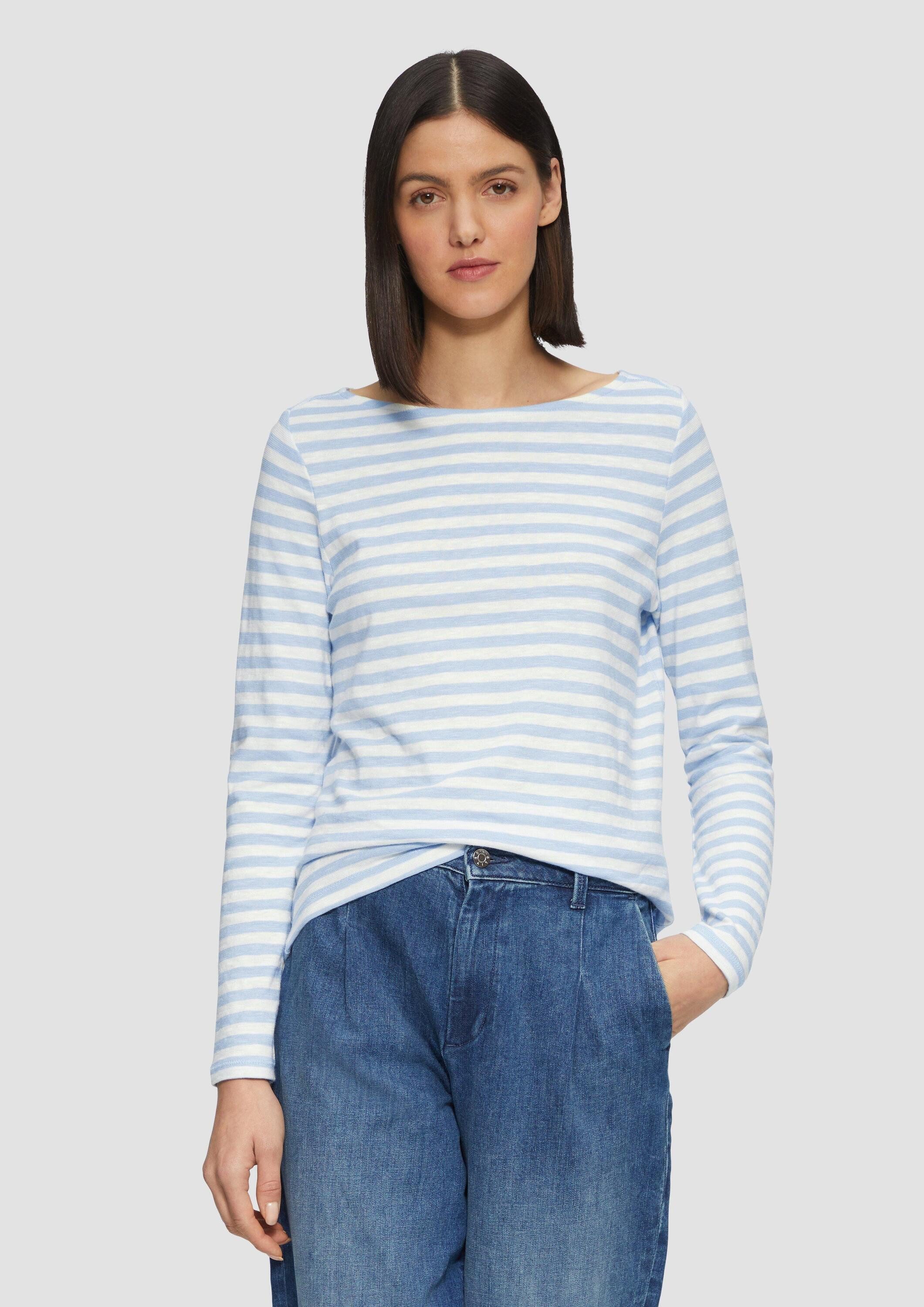 s.Oliver Langarmshirt T-Shirt SLAM (1-tlg) günstig online kaufen