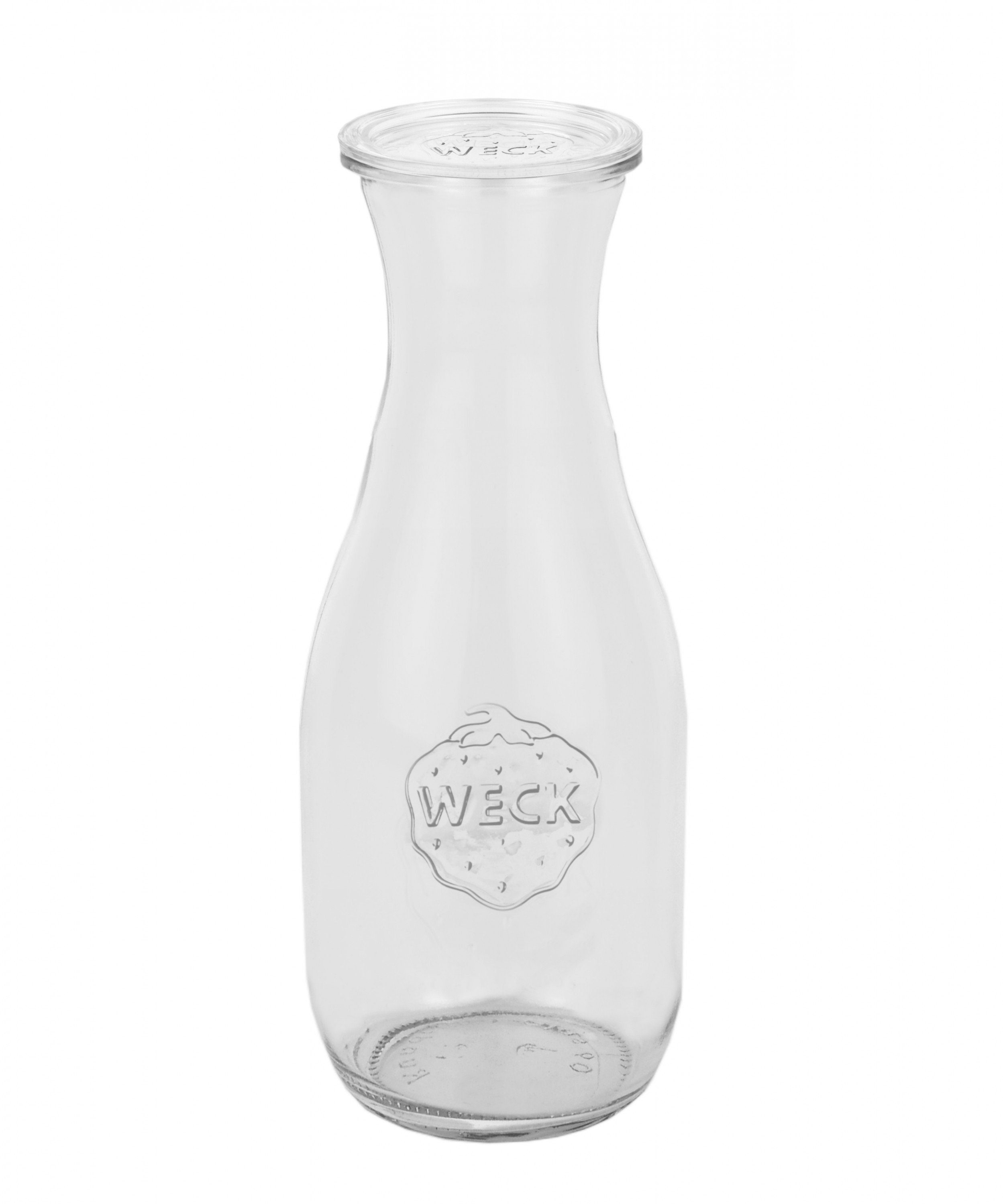MamboCat Gläser Saftflasche mit Set Einmachglas 1062ml 24er Glas Weck 24 Glasdeckeln,