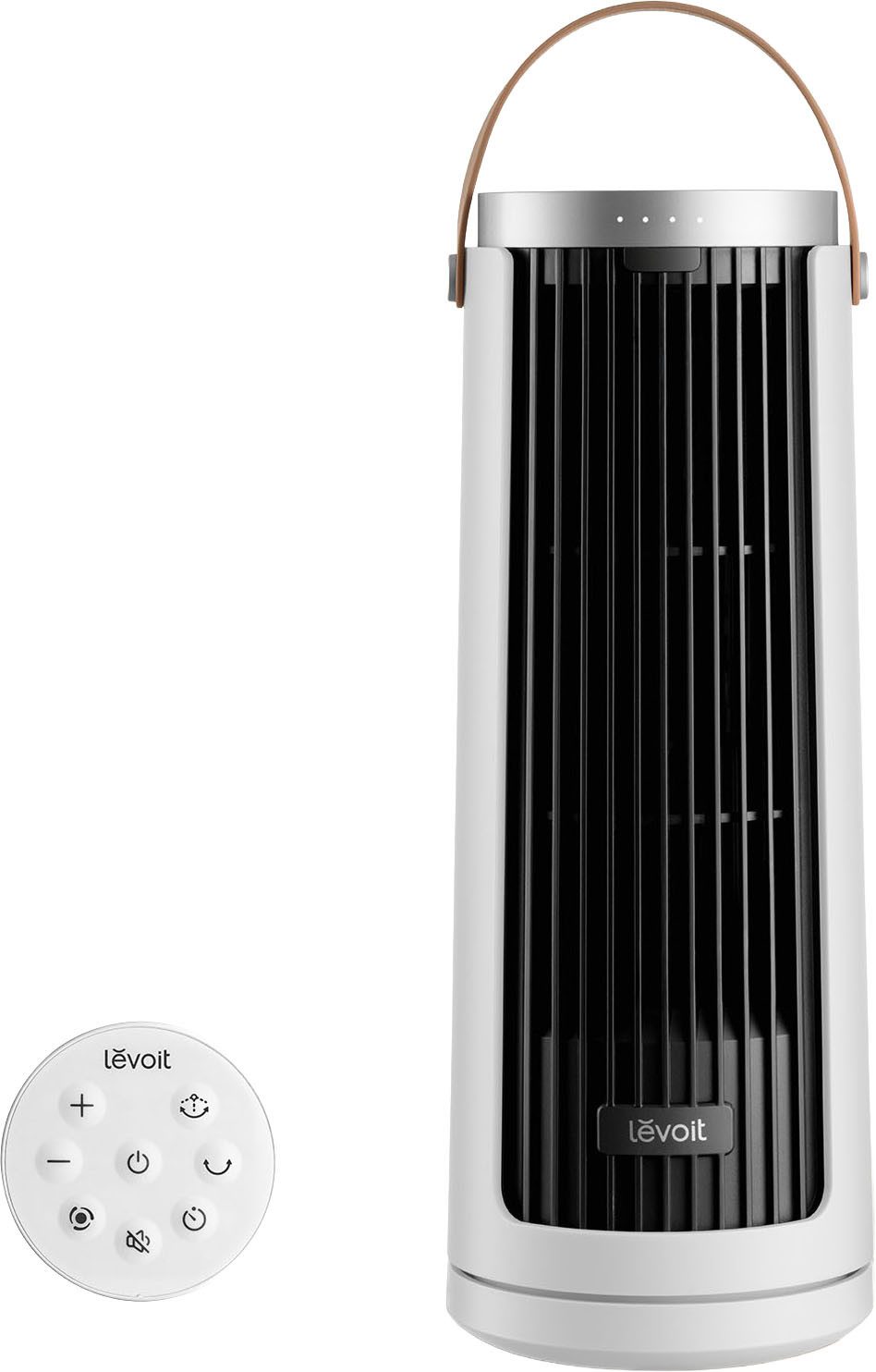 Levoit Turmventilator LTF-F132B-WEUR, mit Timerfunktion, sehr leise, kabellos nutzbar