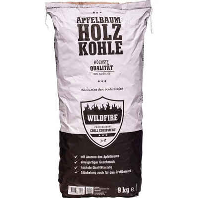 Big Green Egg Grillkohle Aroma Holzkohle Wildfire vom Apfelbaum