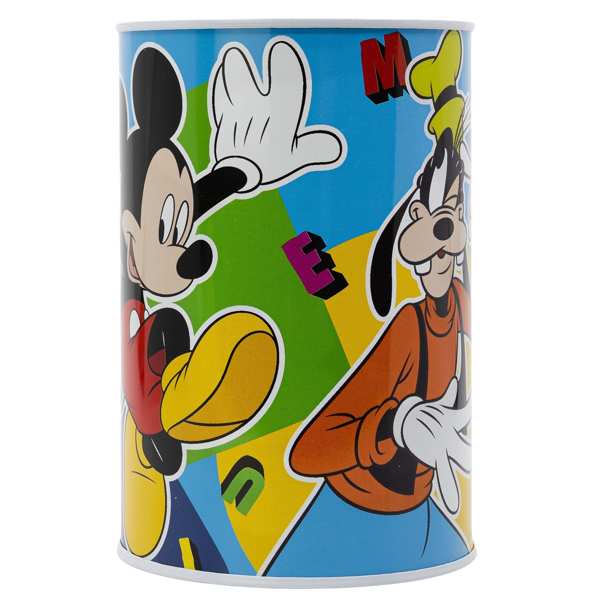 Disney Spardose Disney Mickey Maus Goofy Donald XL Spardose aus Weißblech 1000 ml