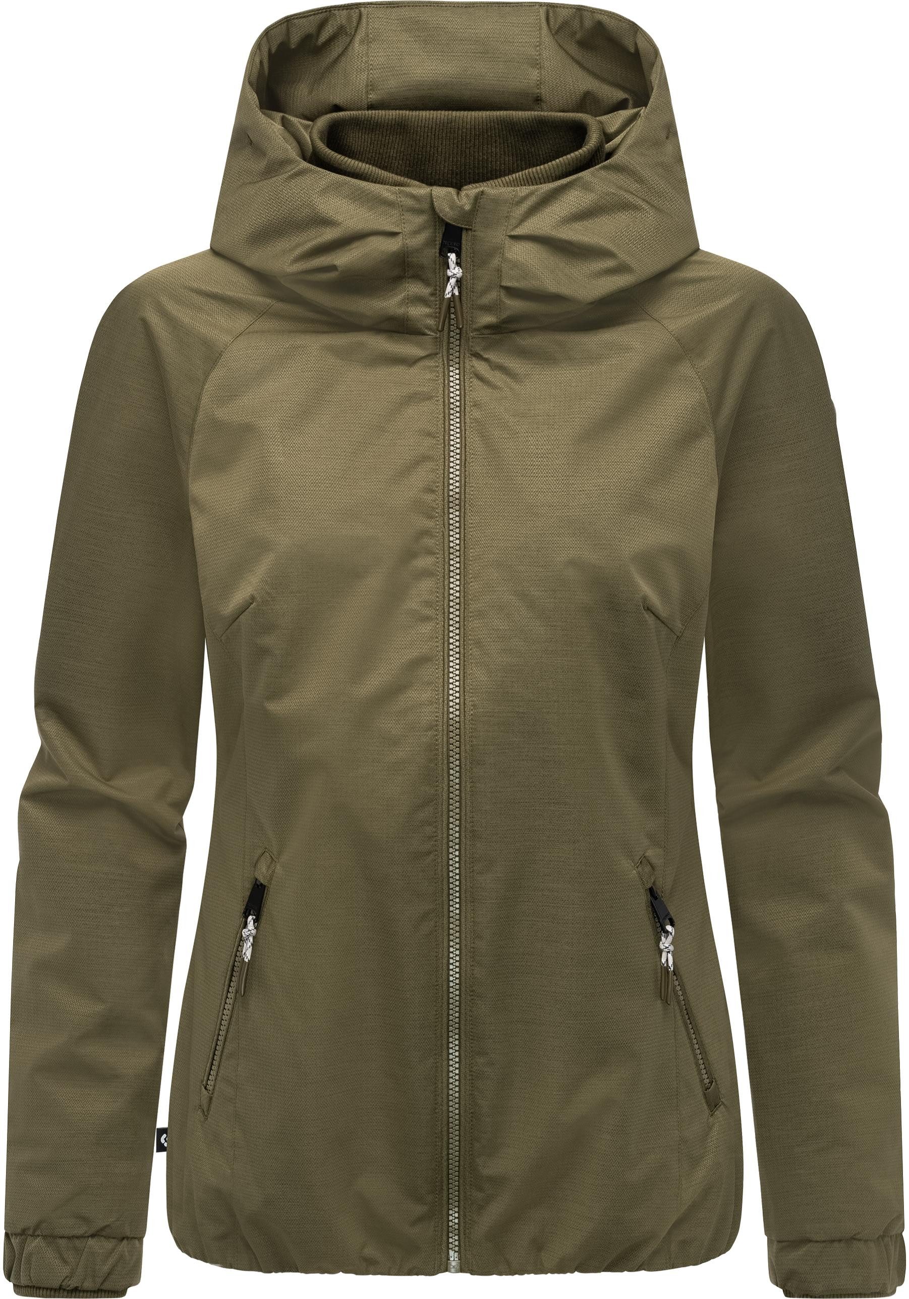 Ragwear Outdoorjacke Dizzie Tech Wasserdichte Damen Übergangsjacke mit groß günstig online kaufen