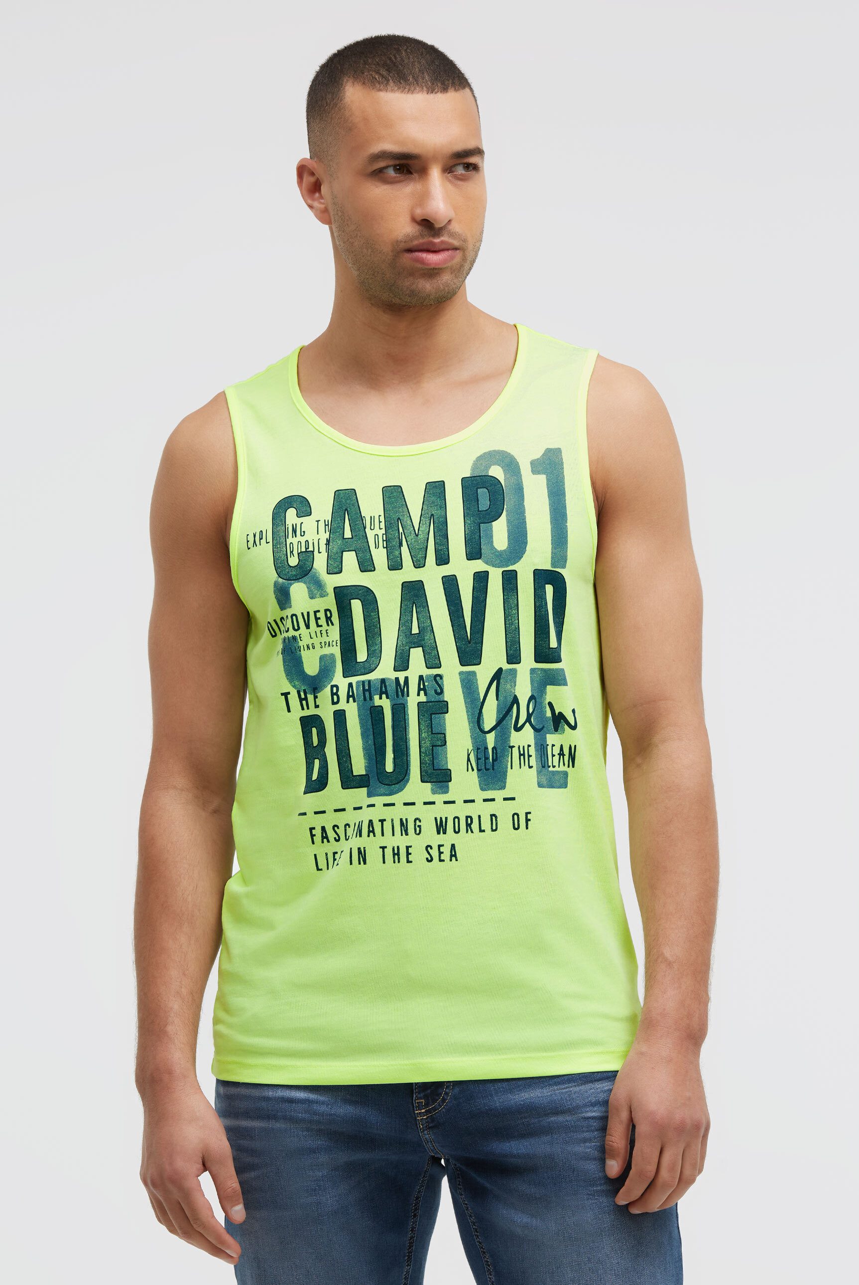 CAMP DAVID Tanktop mit Baumwolle