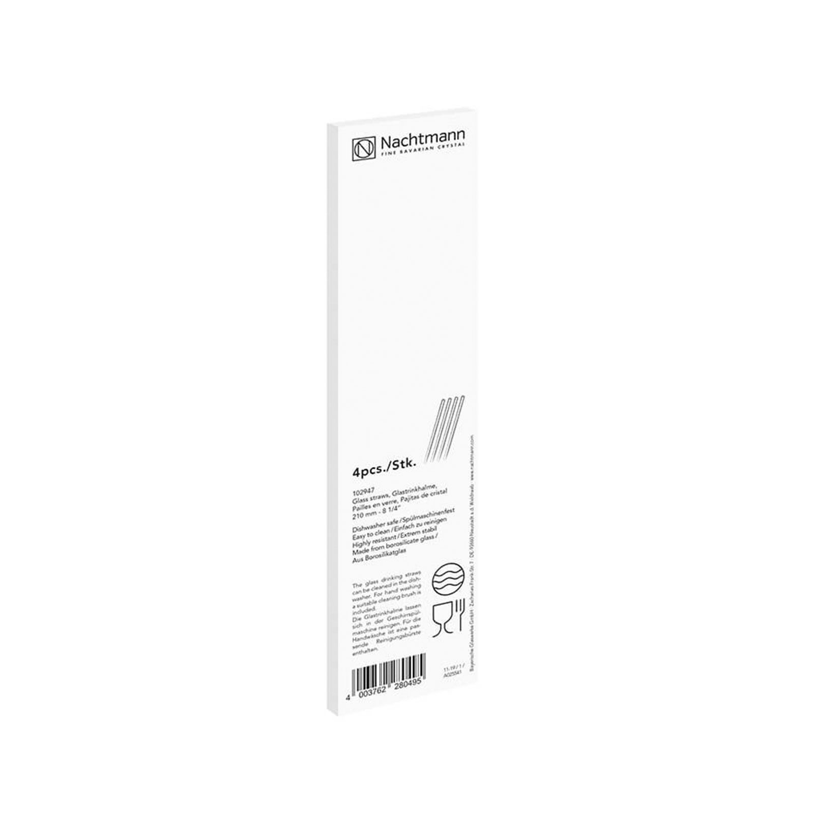 SPIEGELAU Küchenorganizer-Set Glastrinkhalm 21 cm