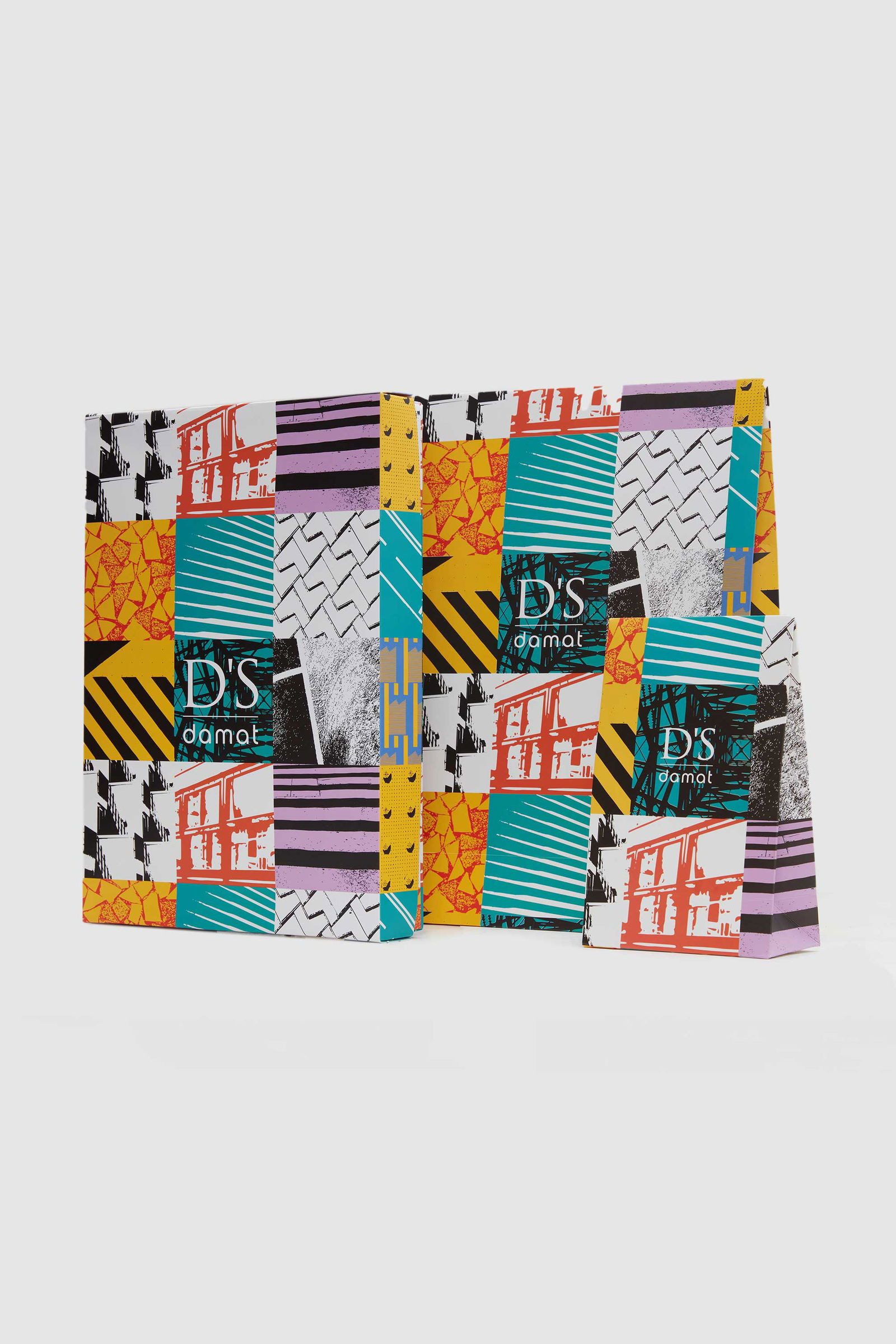 D'S DAMAT T-Shirt Herren Ds Damat Farbblock Hemd Geschenkset