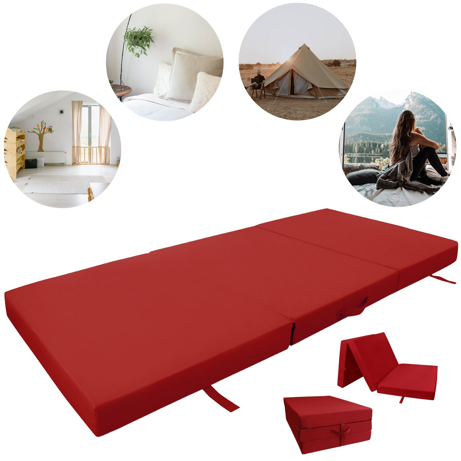 Klappmatratze Faltmatratze Gästebett Junior oder Senior, RelaxXL, 7 cm hoch günstig online kaufen