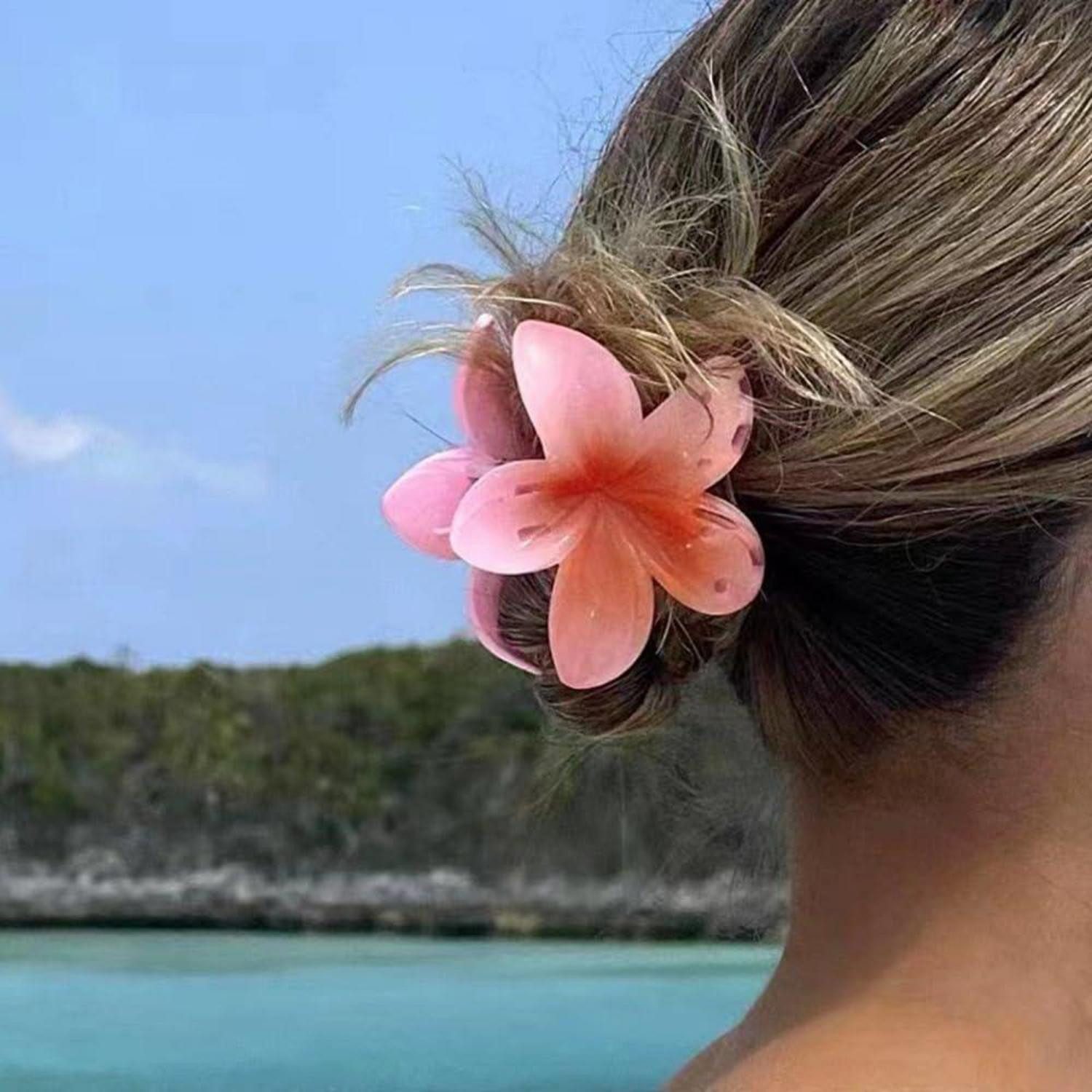 LuxusKollektion Haarklammer Blumen Haarspangen 4er Set Damen Mädchen rutschfest süß elegant