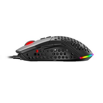 Havit Gaming Maus mit 7 Tasten RGB-Beleuchtung 1000-10000 DPI Schwarz Gaming-Maus