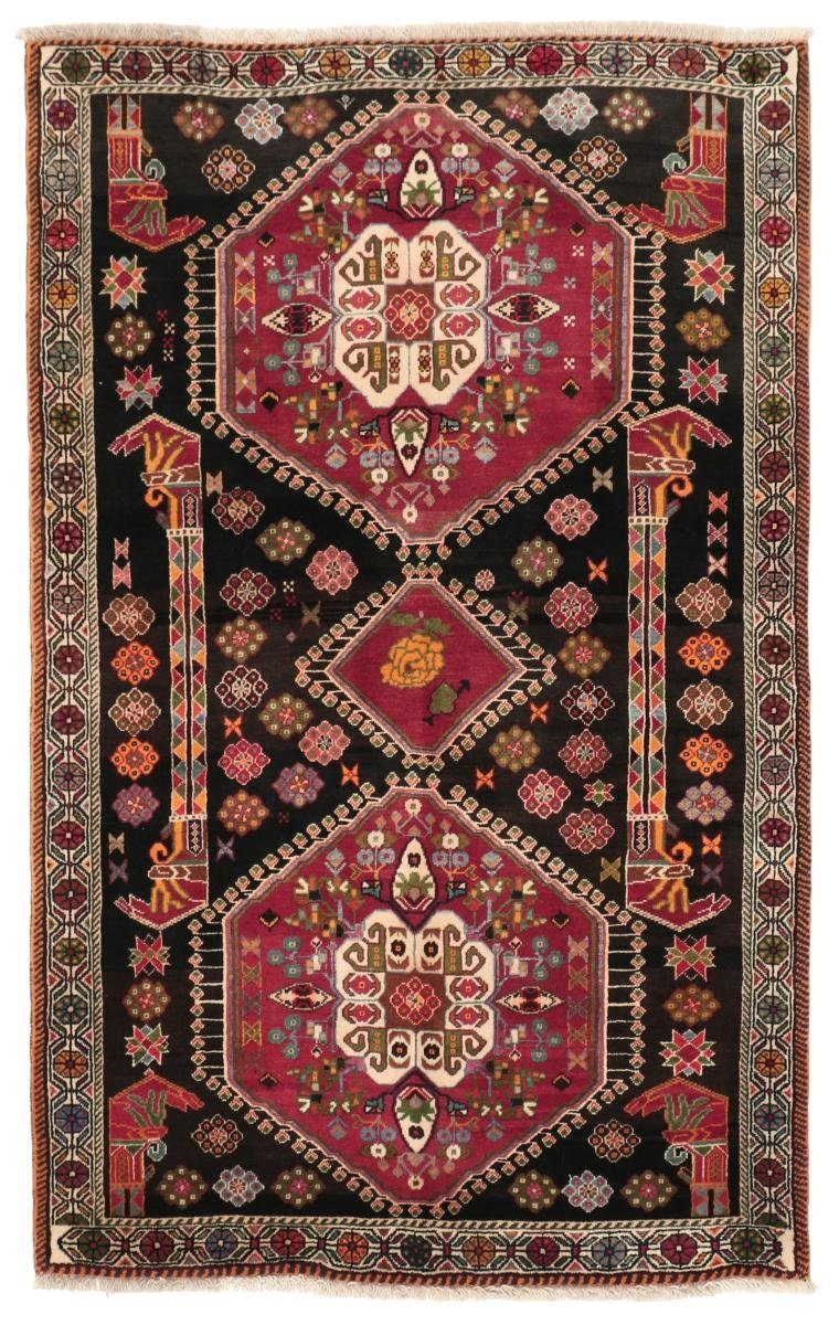 Orientteppich Ghashghai 123x183 Handgeknüpfter Orientteppich / Perserteppich, Nain Trading, rechteckig, Höhe: 12 mm