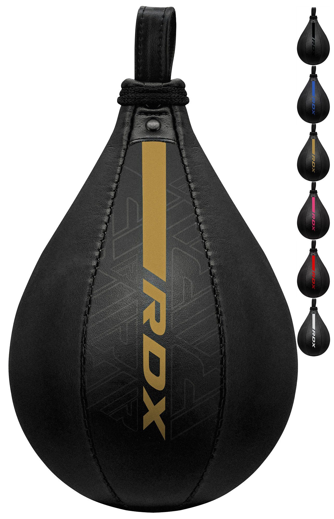 RDX Sports Doppelendball SpeedBag Leder RDX Boxen SpeedBall PunchingBall MayaHide Gold Doppelendball