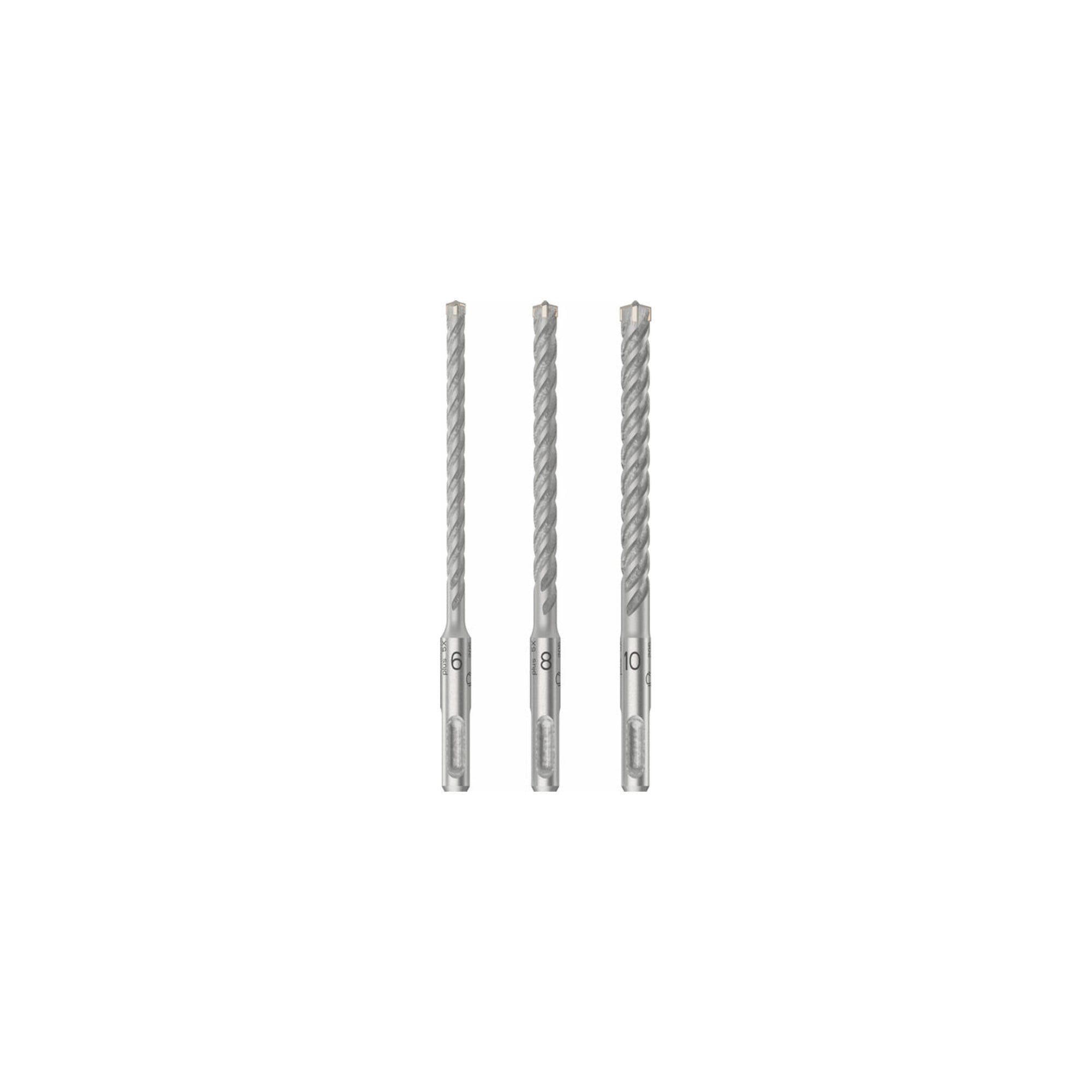 Bosch Professional Hammerbohrer Bosch PRO SDS plus-5X Hammerbohrer-Set, 6/8/10 mm, 3-tlg.