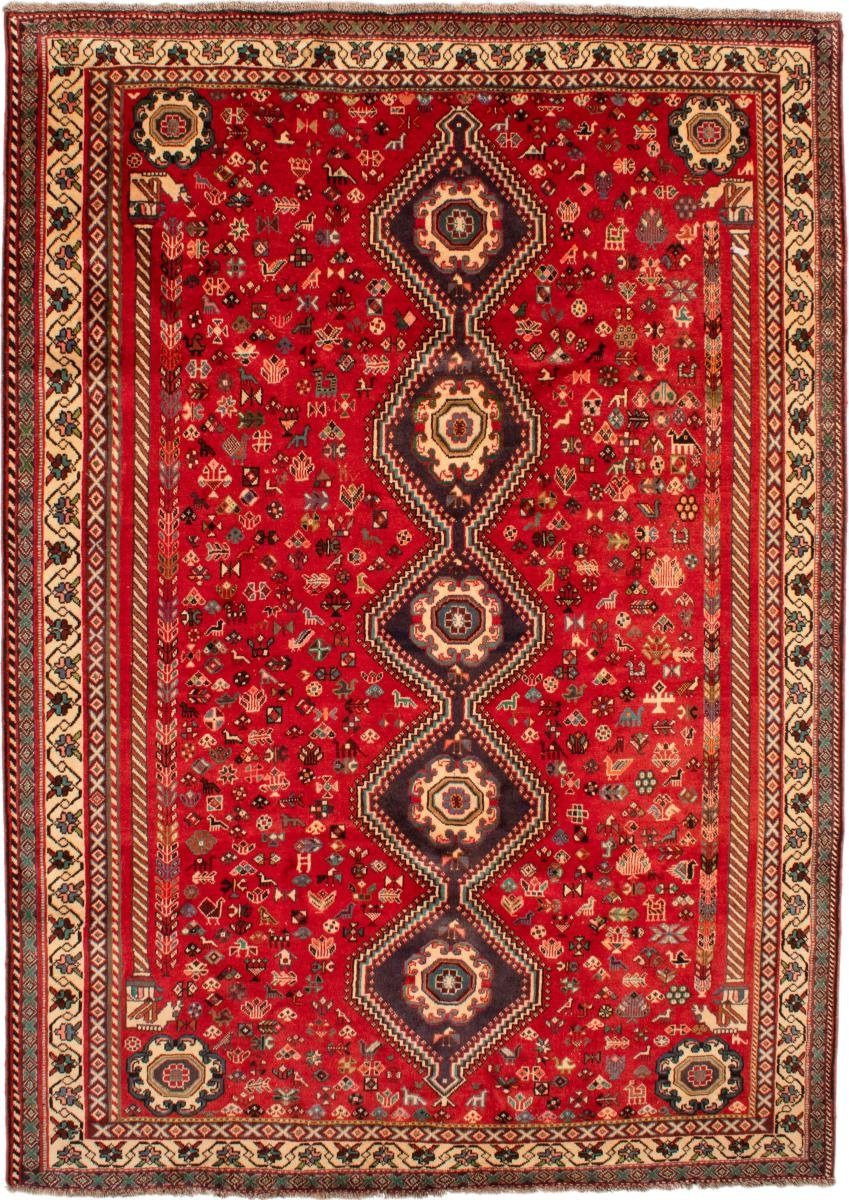 Orientteppich Shiraz 211x296 Handgeknüpfter Orientteppich Trading, / Höhe: rechteckig, 10 Perserteppich, mm Nain