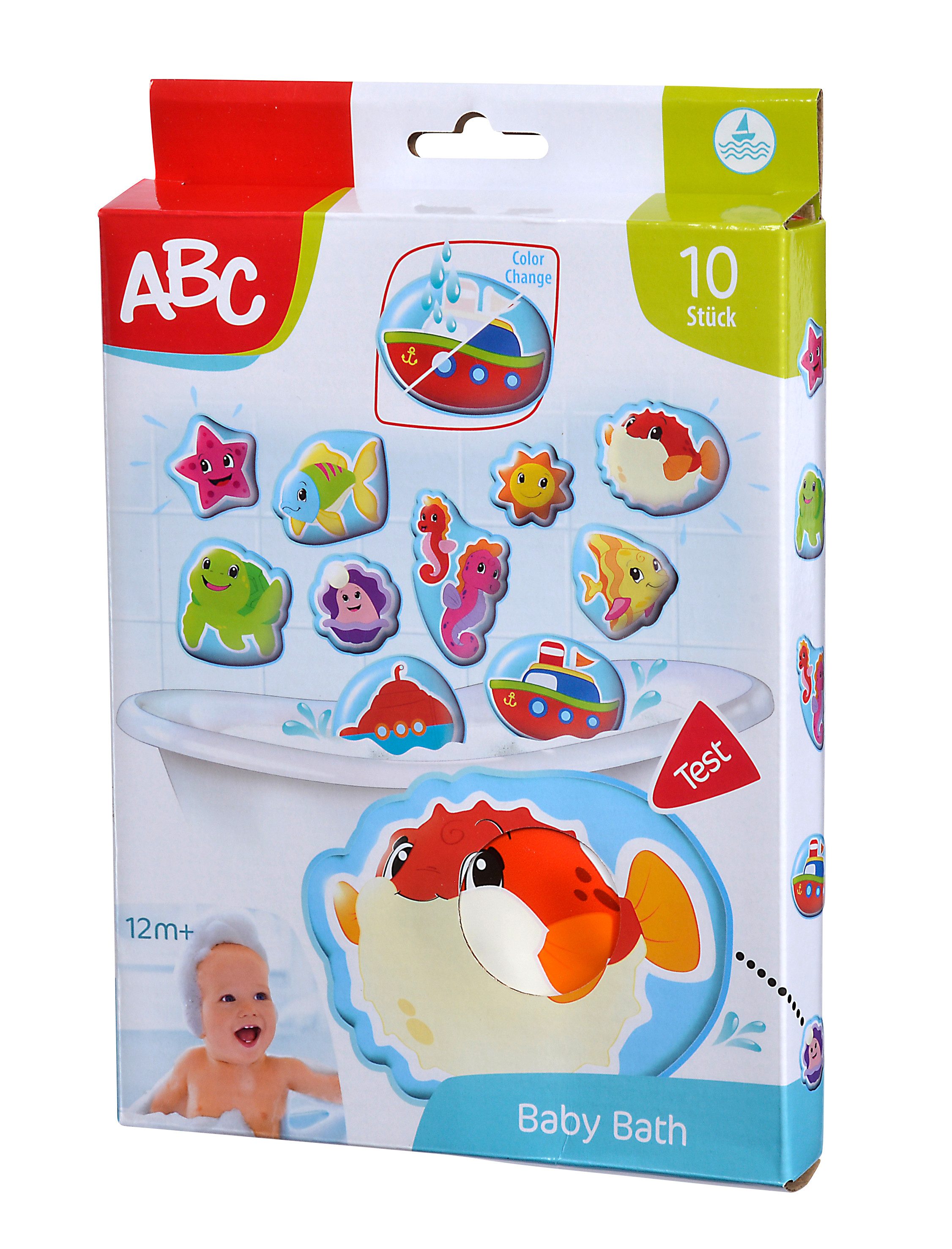 Simba Dickie Badespielzeug Badespielzeug ABC Magisches Badepuzzle
