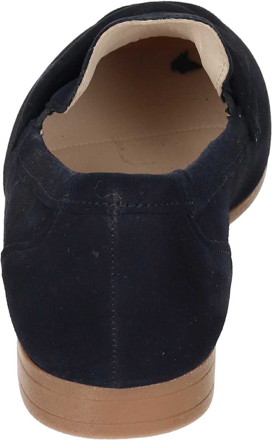 blau Gabor Slipper echtem Loafer Leder aus