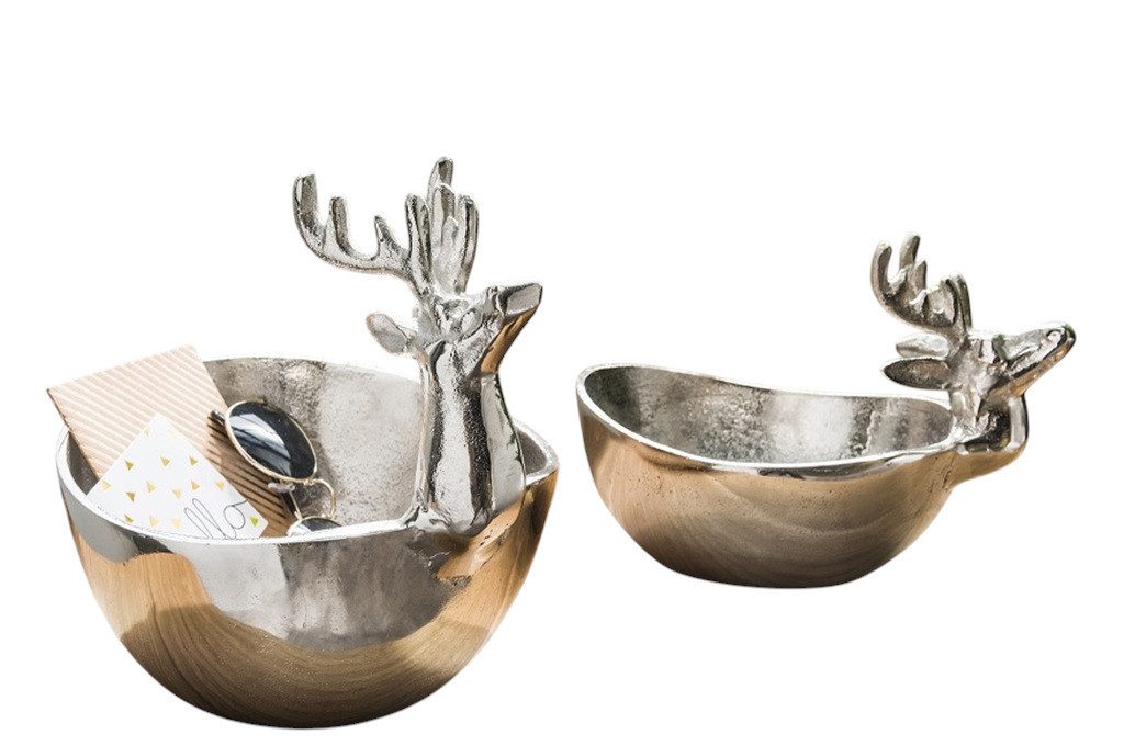 Main Möbel Dekofigur Dekoschale 29x23cm "Hirsch" günstig online kaufen