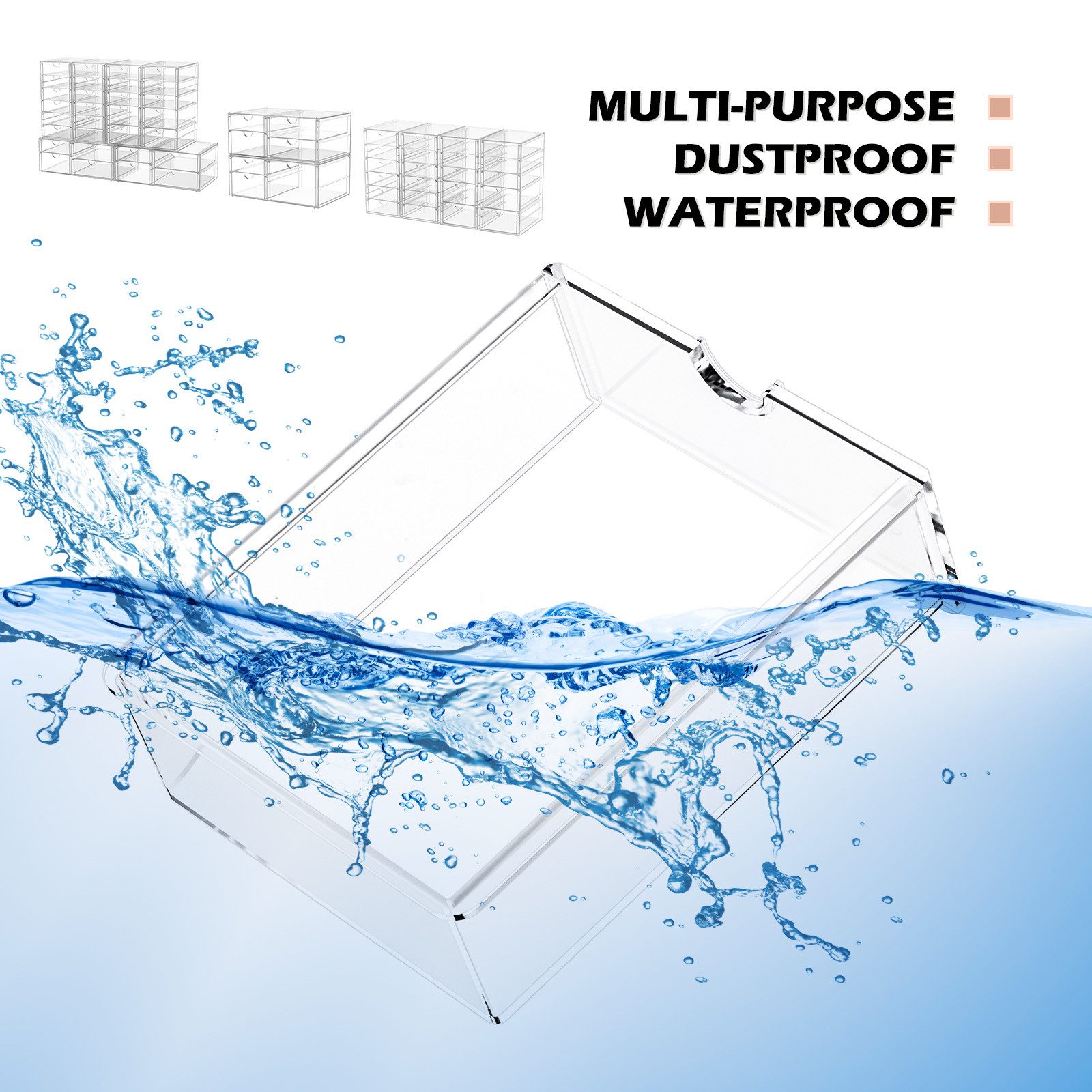 POPOLIC Make-Up Organizer Make-Up Organizer Kosmetikorganizer mit 7/16/19/2 günstig online kaufen