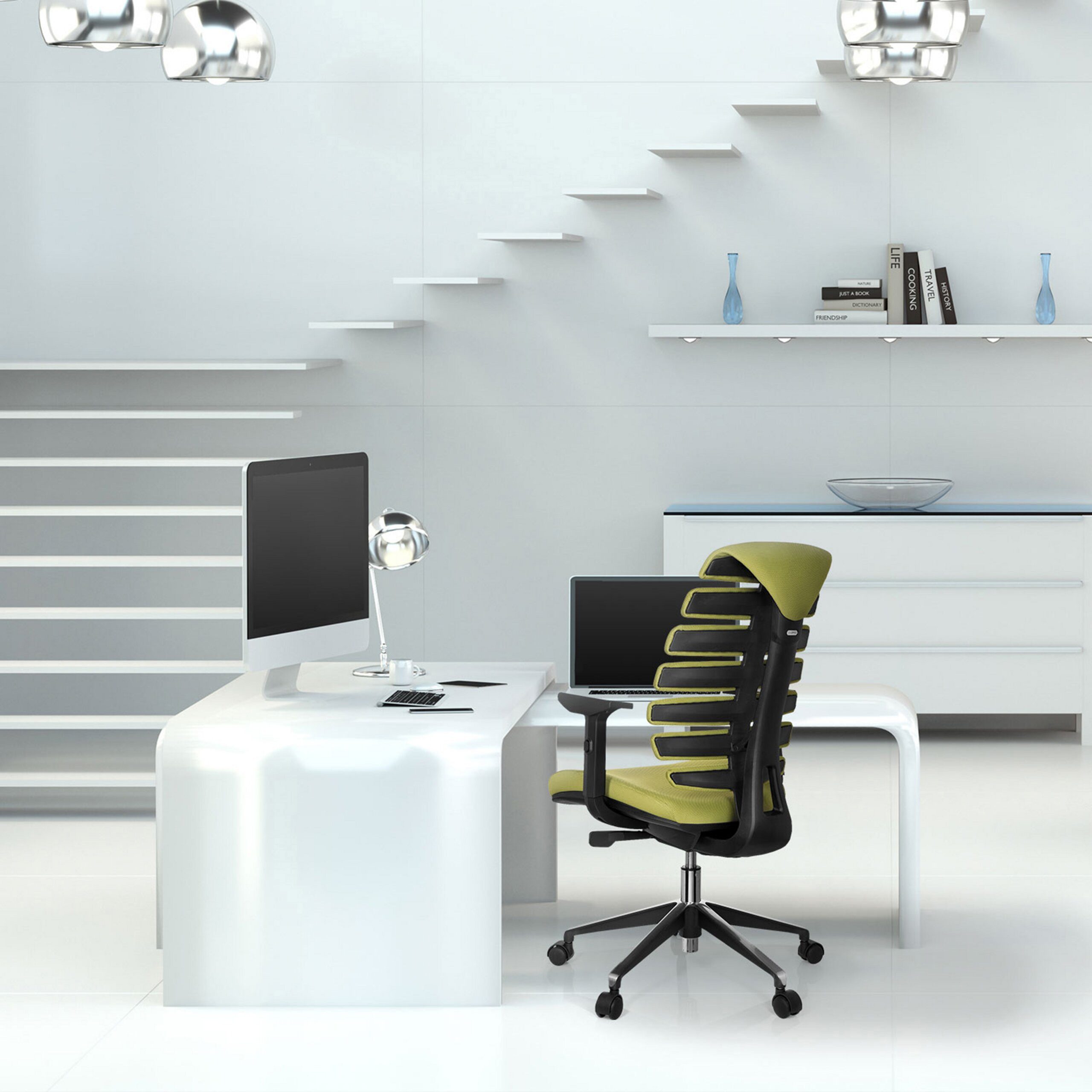 hjh OFFICE Drehstuhl Profi Bürostuhl Ergo Line Ii Stoff mit Armlehnen (1 St), Ergonomischer Chefsessel, Schreibtischstuhl höhenverstellbar