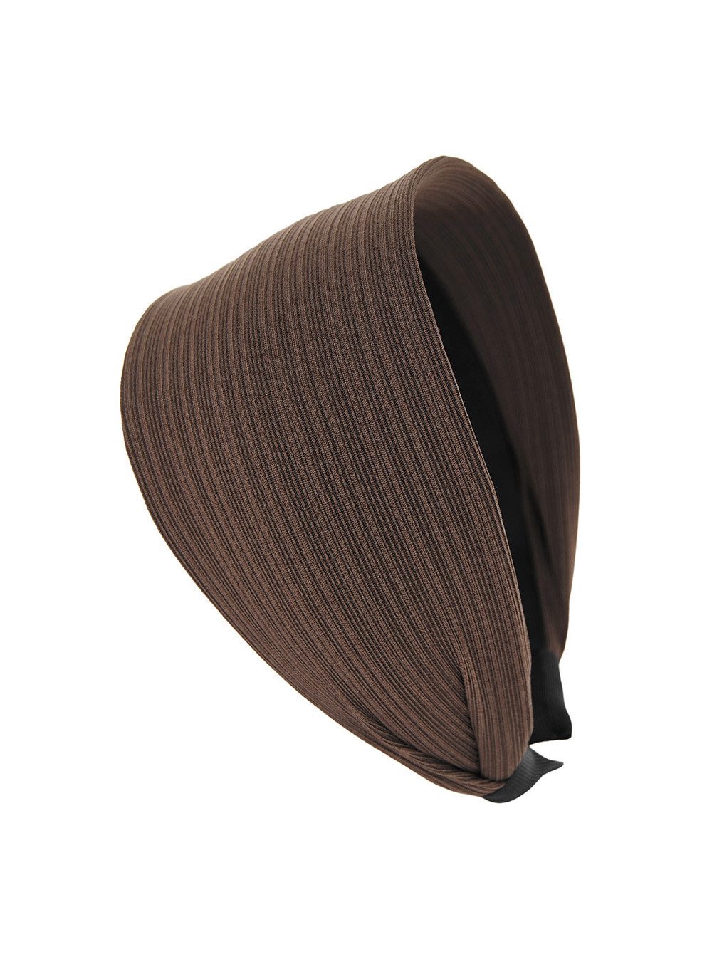 axy Haarreif Breiter Haarreif aus Plissiertem Stoff Wunderschönes Design, Damen Breiter Haarreif Haarband Haarreifen