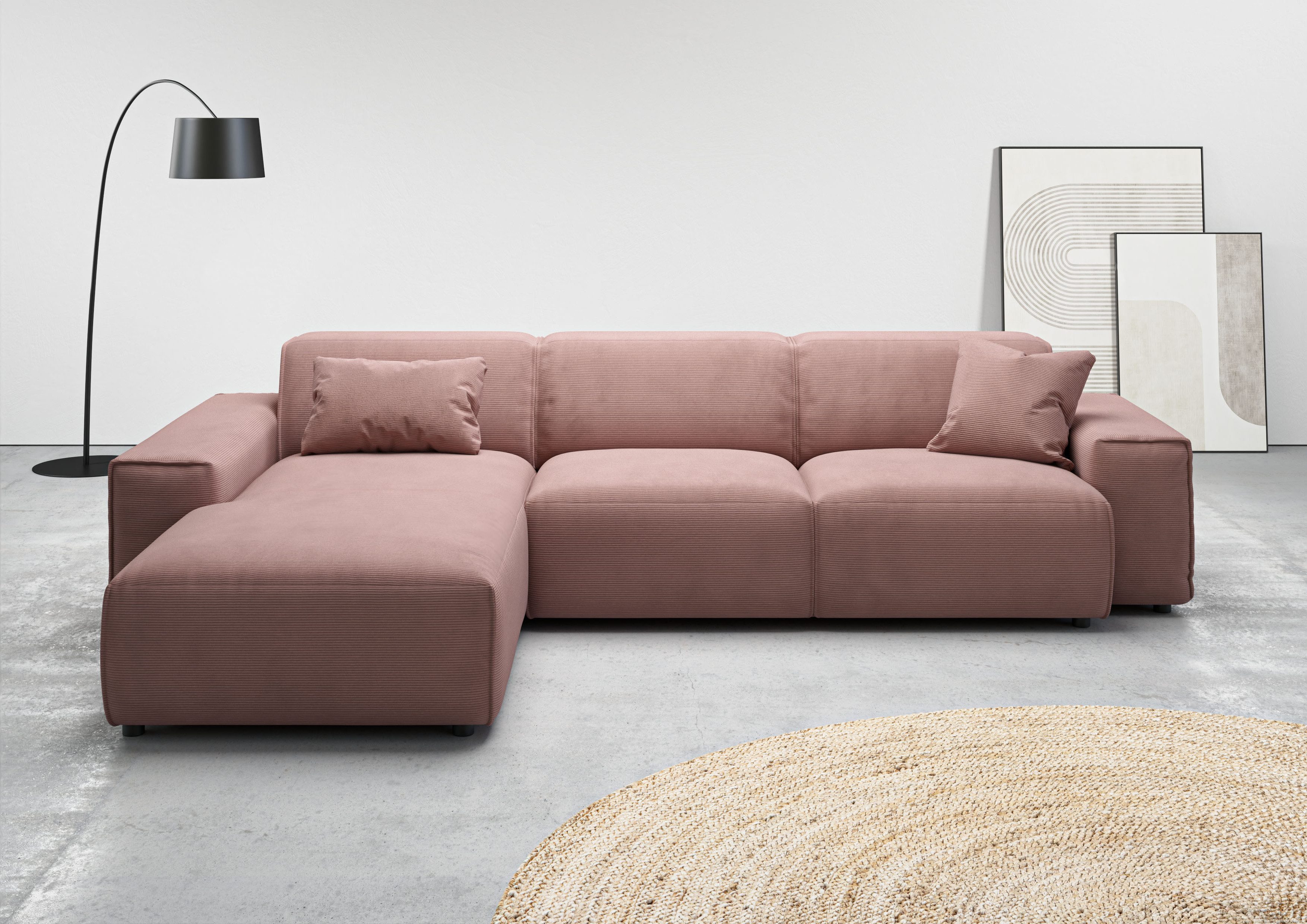 andas Ecksofa Glimminge auch in Breitcord, günstig online kaufen