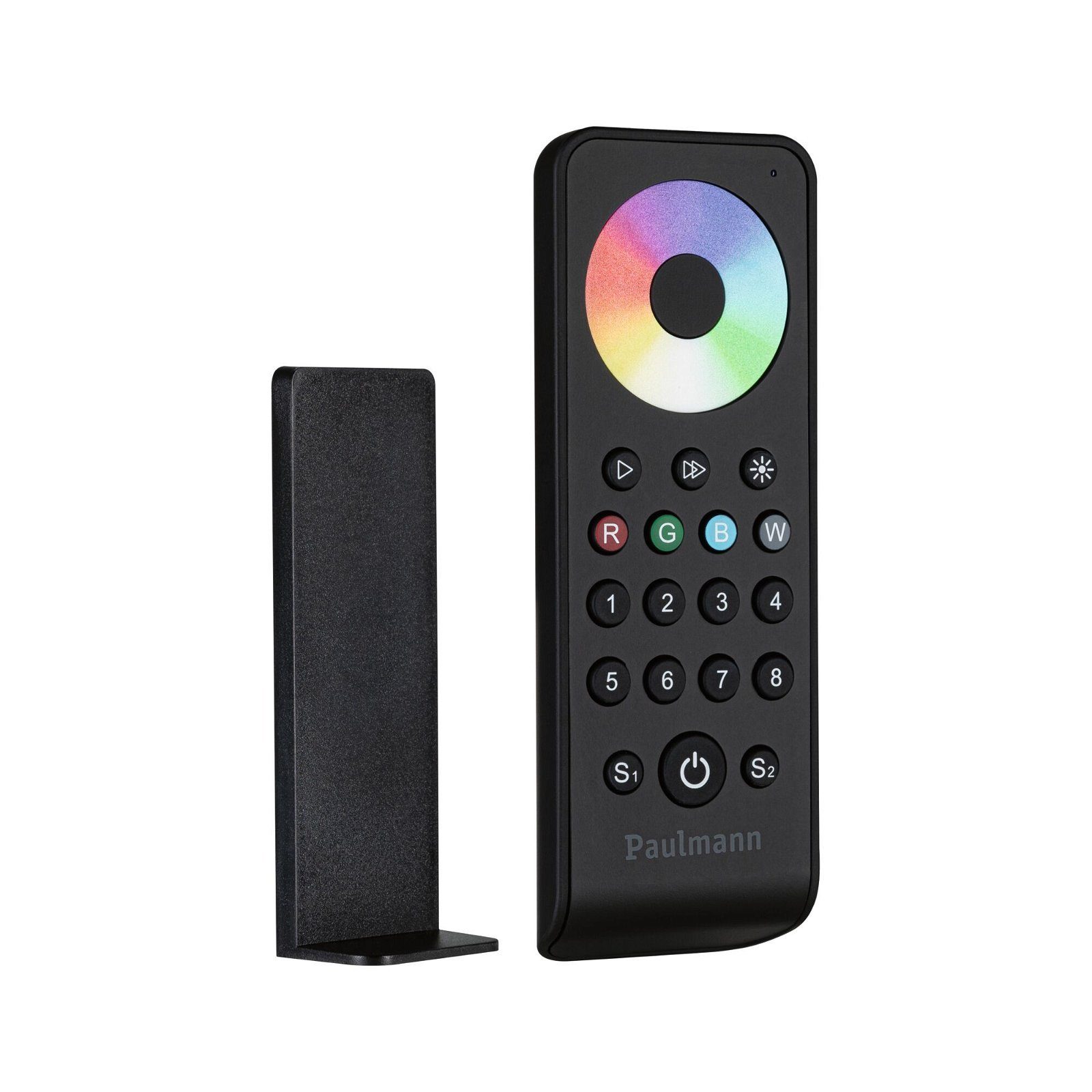 Paulmann LED-Streifen channels Color Weiß/Kunststoff, 8 Remote Pro RGBW Funk Fernbedienung Multi 2.4GHz