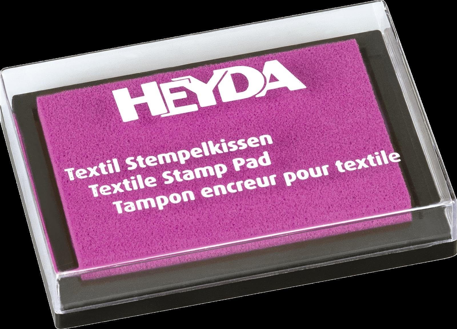 Heyda Heyda 204888564 Stempelkissen Textil, pink Stempelkissen