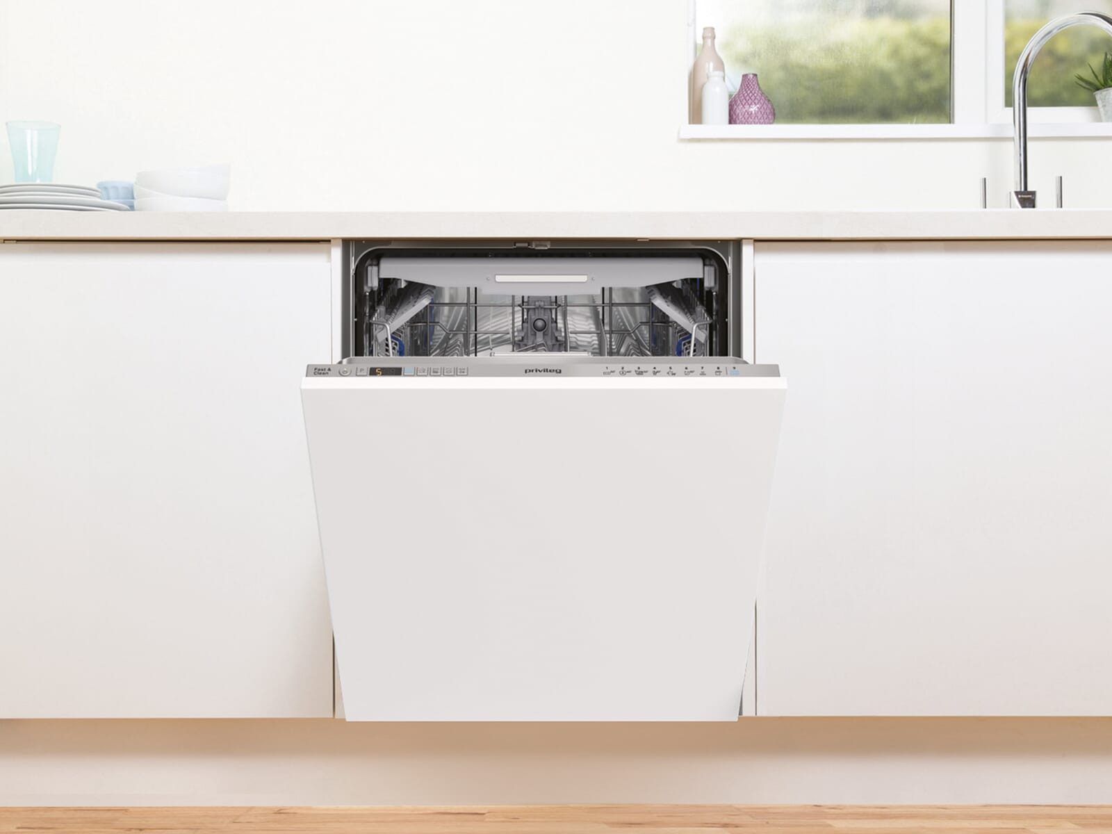 Privileg vollintegrierbarer Geschirrspüler RCIO 3T131 A FE S, 9.5 l, 14 Maßgedecke, Energiesparfunktion ECO
