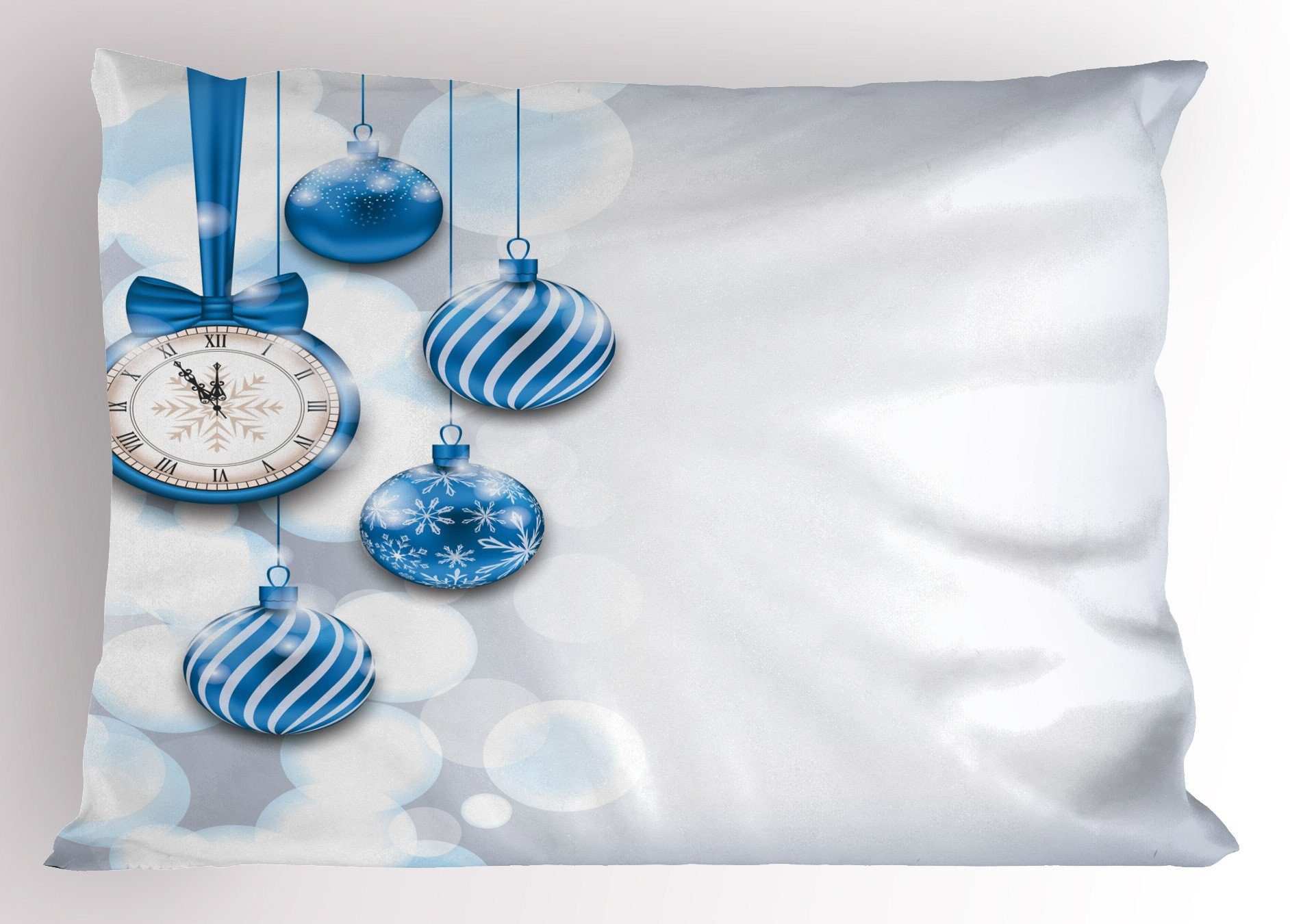 Kissenbezüge Dekorativer Stück), Abakuhaus Standard King Size Neujahr Gedruckter Kissenbezug, Countdown (1 Weihnachten