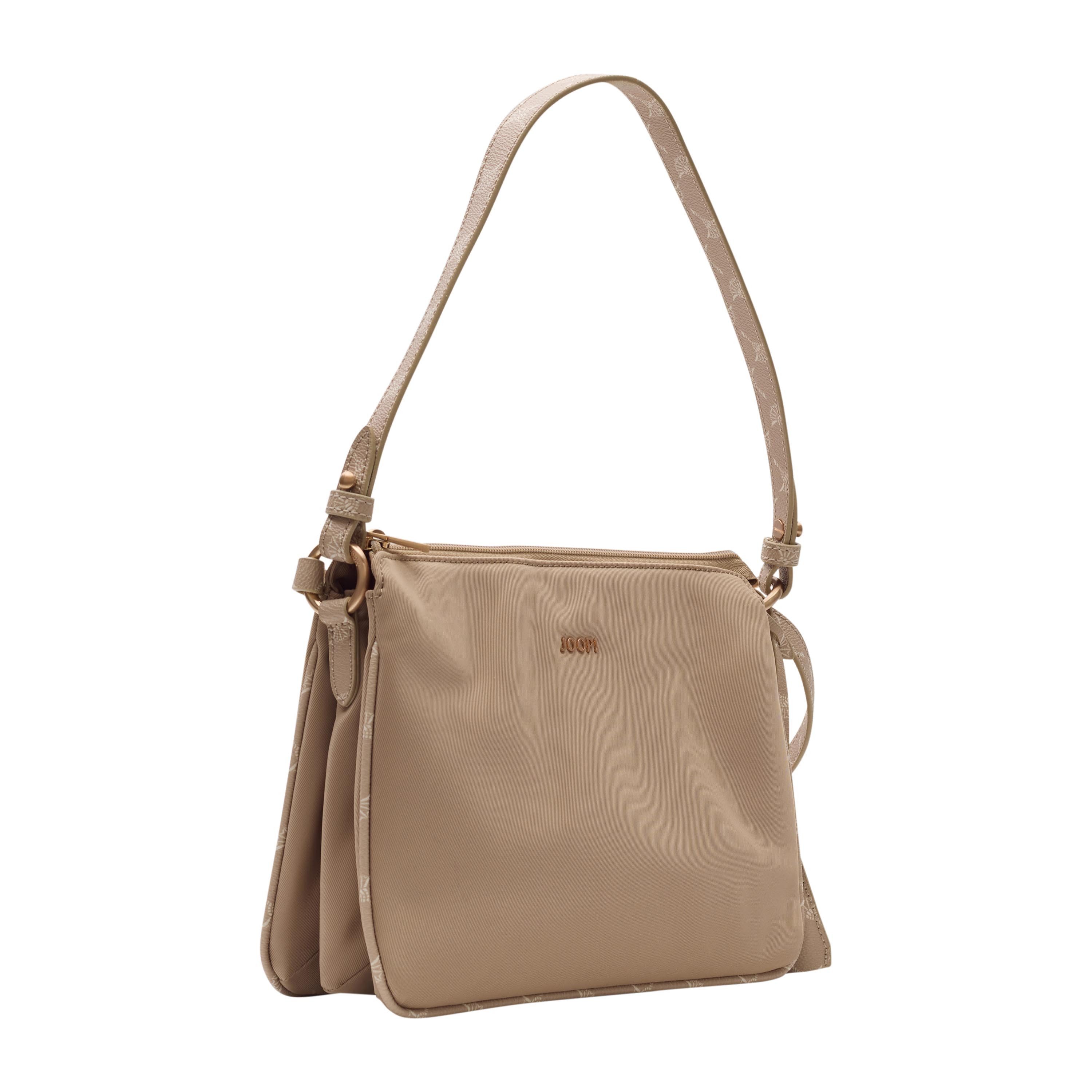 JOOP! Schultertasche roma noreen shoulderbag shz, Damen Handtasche, Umhängetasche, Tragetasche mit Logoverzierung