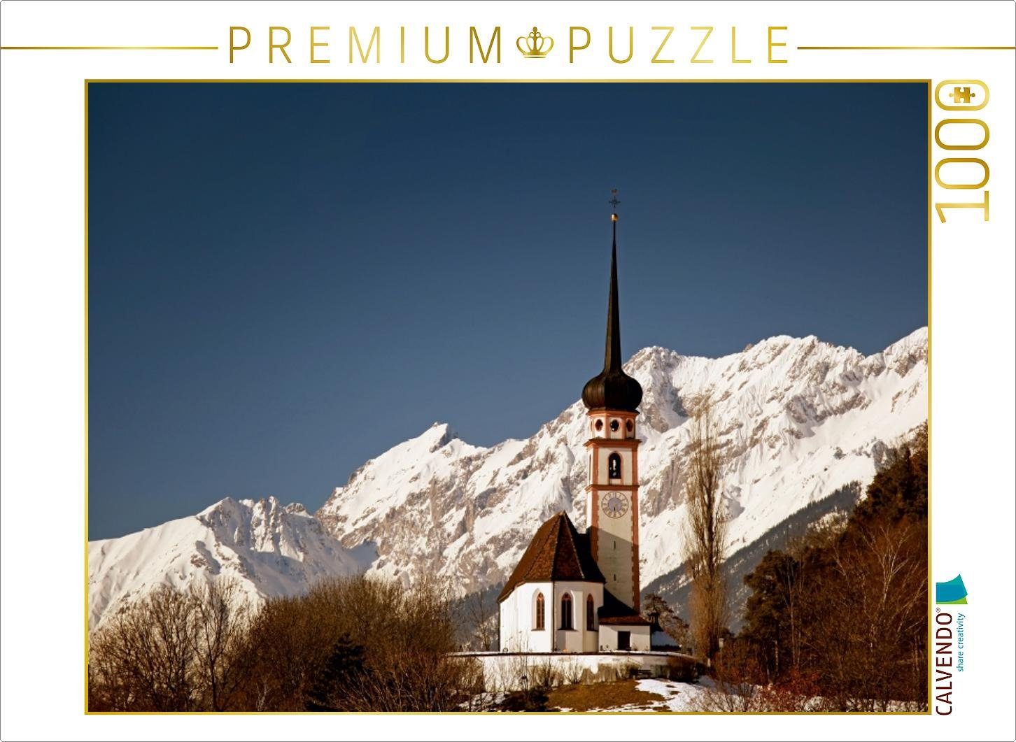 Puzzle CALVENDO Puzzle Inntal Kirche St. Georg 1000 Teile Lege-Größe 64 x 48 cm Foto-Puzzle Bild von FotoDeHRO