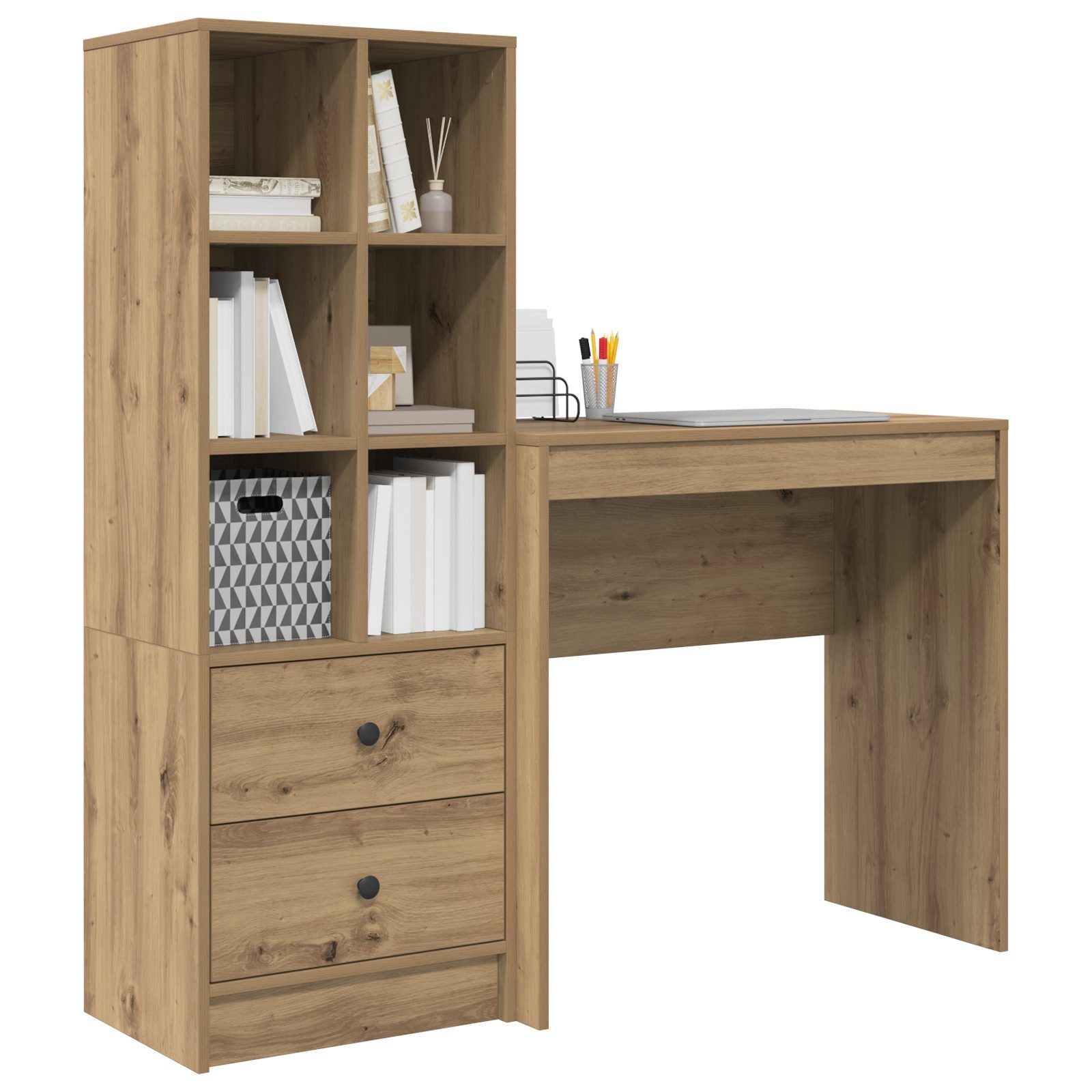 vidaXL Sideboard Schreibtisch mit Stauraum Artisan günstig online kaufen