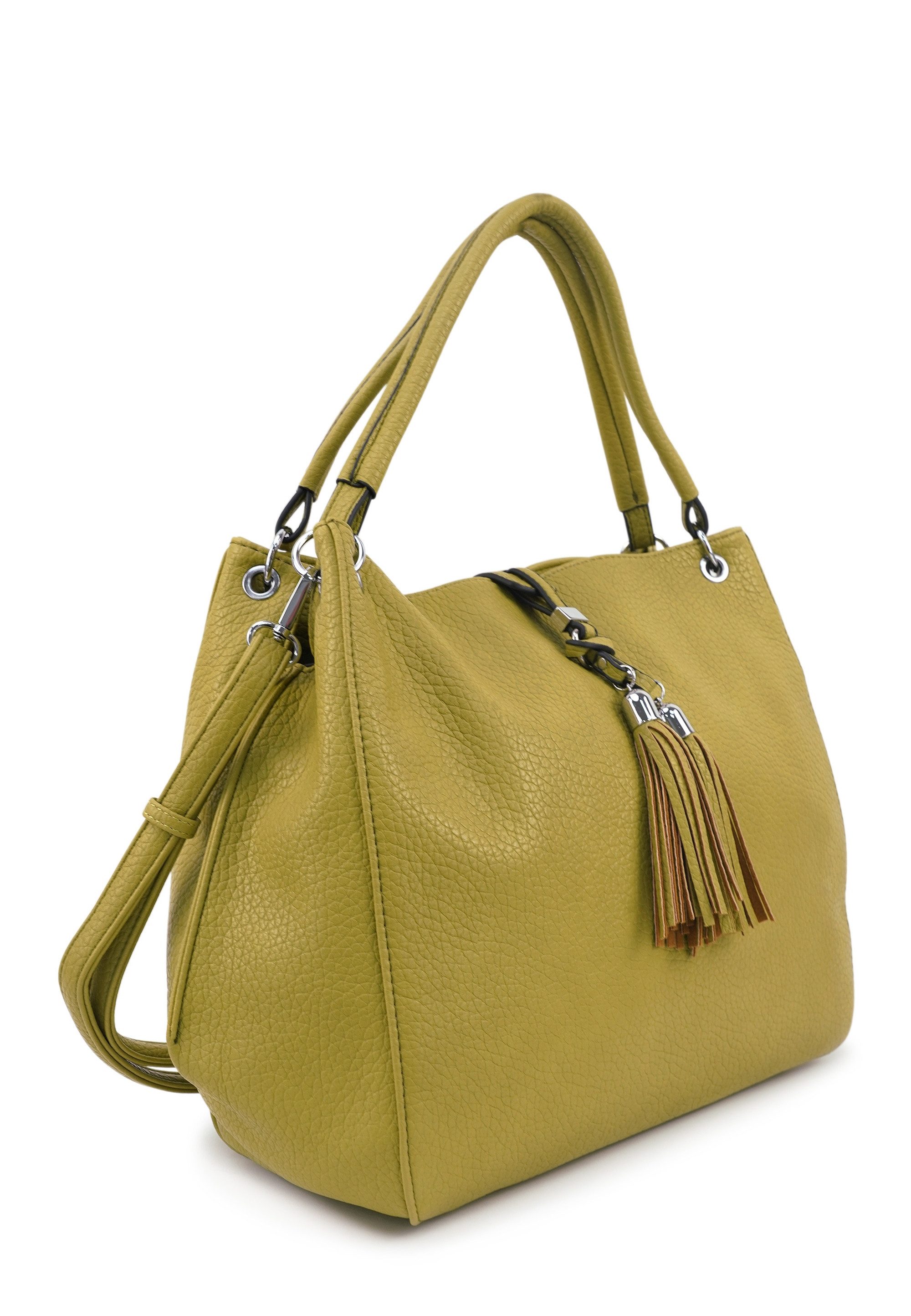 Harpa Schultertasche UZAY, mit dekorativer Troddel
