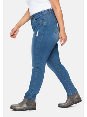 Sheego Stretch-Jeans Große Größen in extralanger Tall-Größe