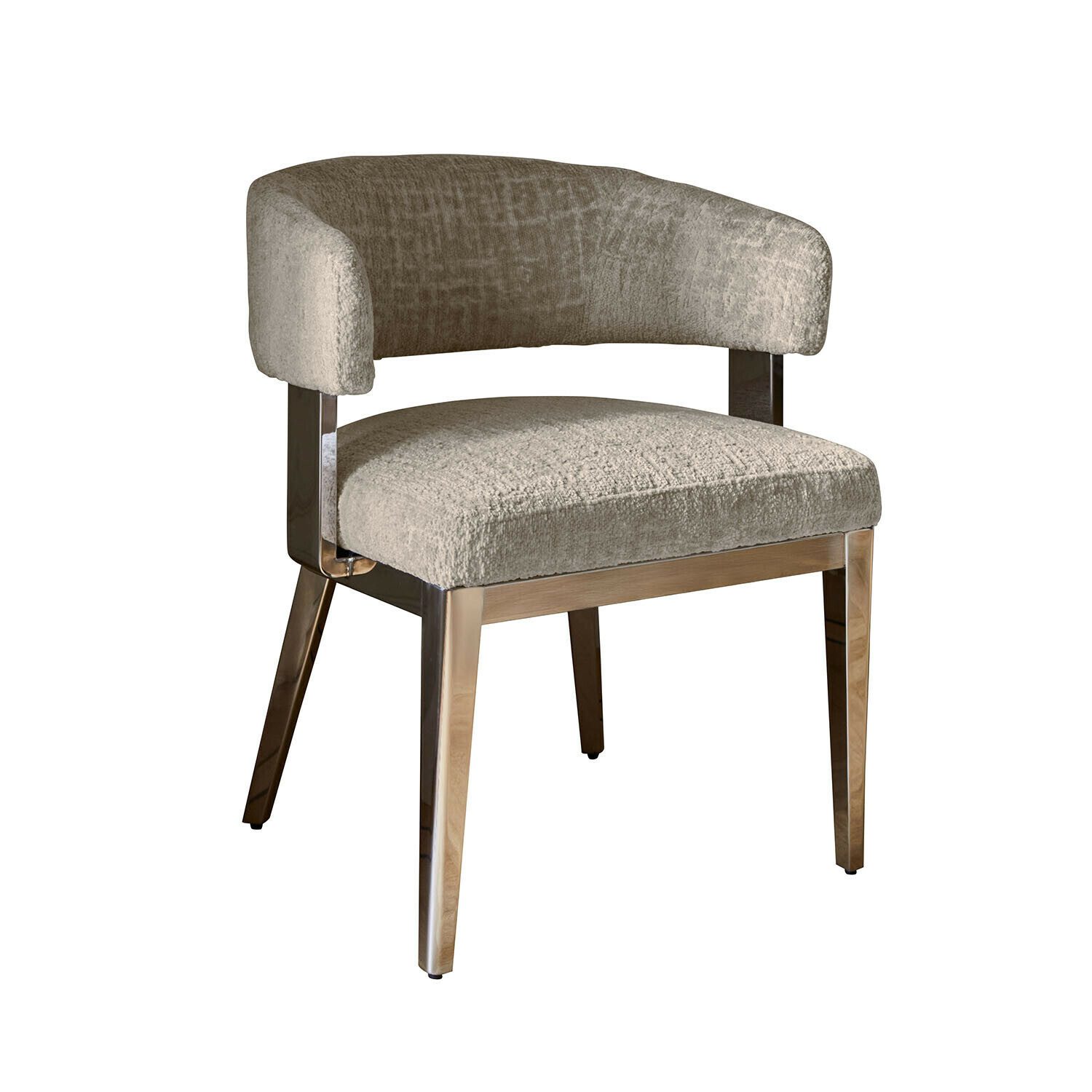 Mirabeau Esszimmerstuhl Stuhl Brambleton silber/beige