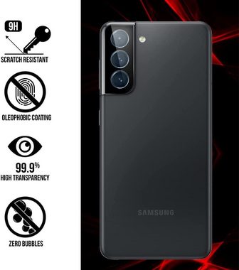 MSM Schutzfolie 2X 3D Schutzglas für Samsung Galaxy S22 Plus Ultra Kameraglas Panzerfolie Linse