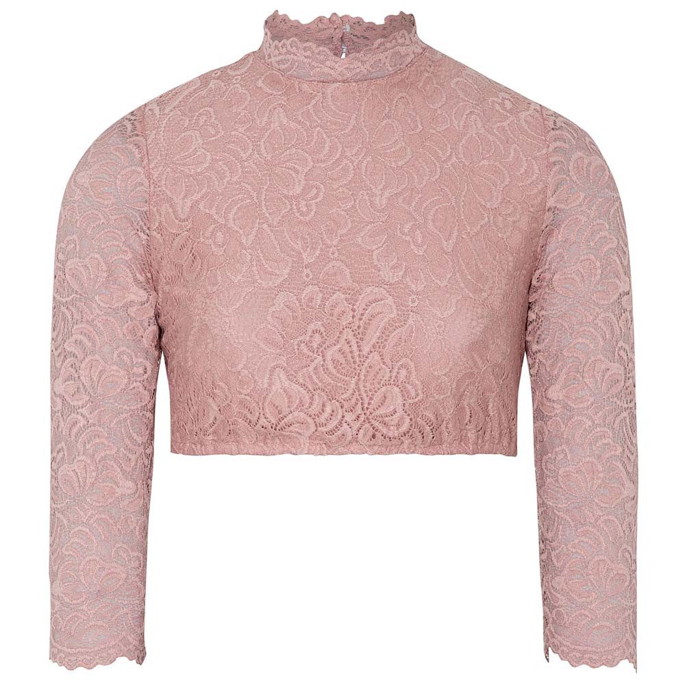 Spieth & Wensky Dirndlbluse Dirndlbluse - AMSTERDAM - altrosa, dunkelgrün