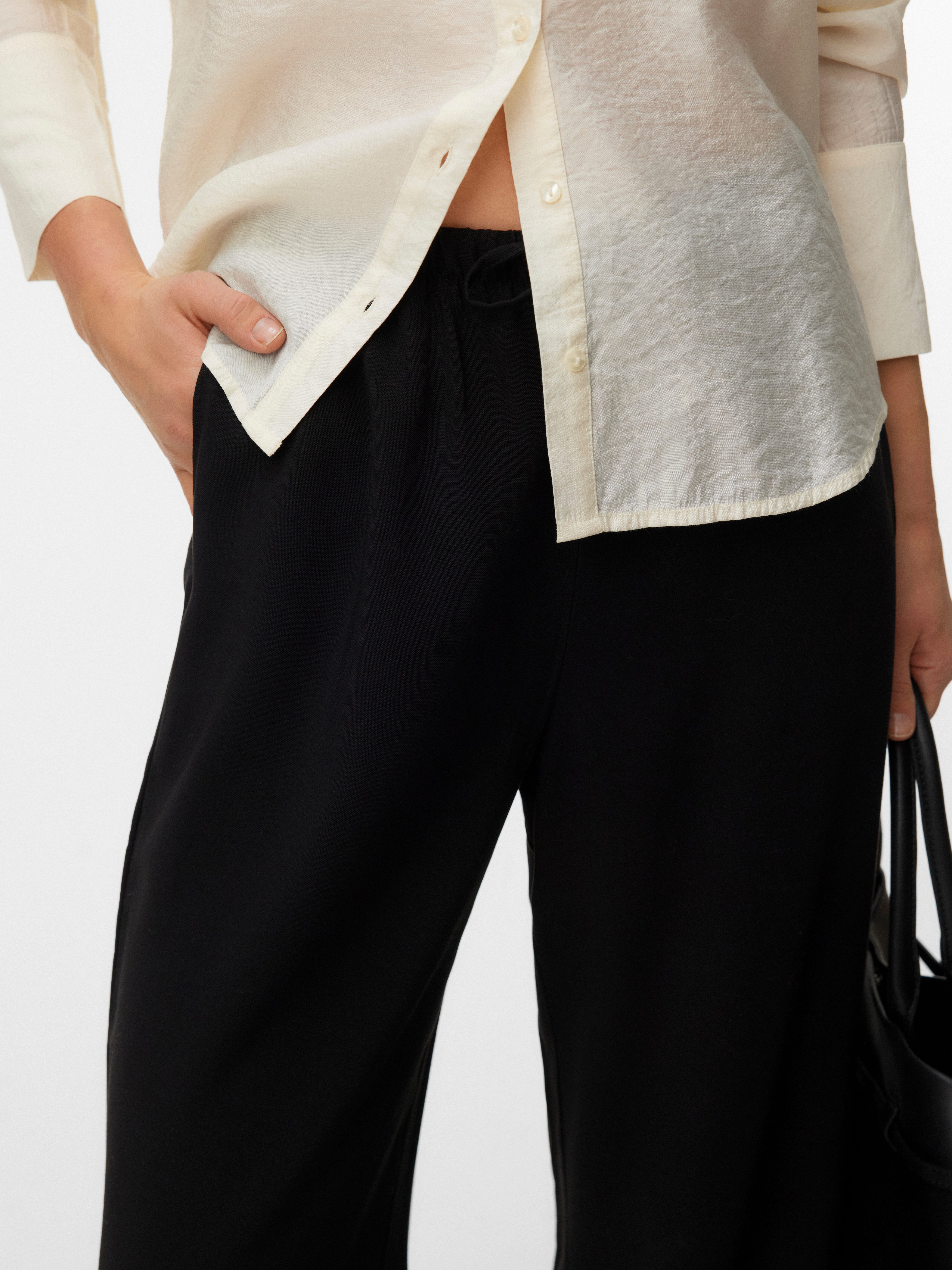Vero Moda Schlupfhose VMKATIE LOOSE PANT WVN NOOS Materialmix