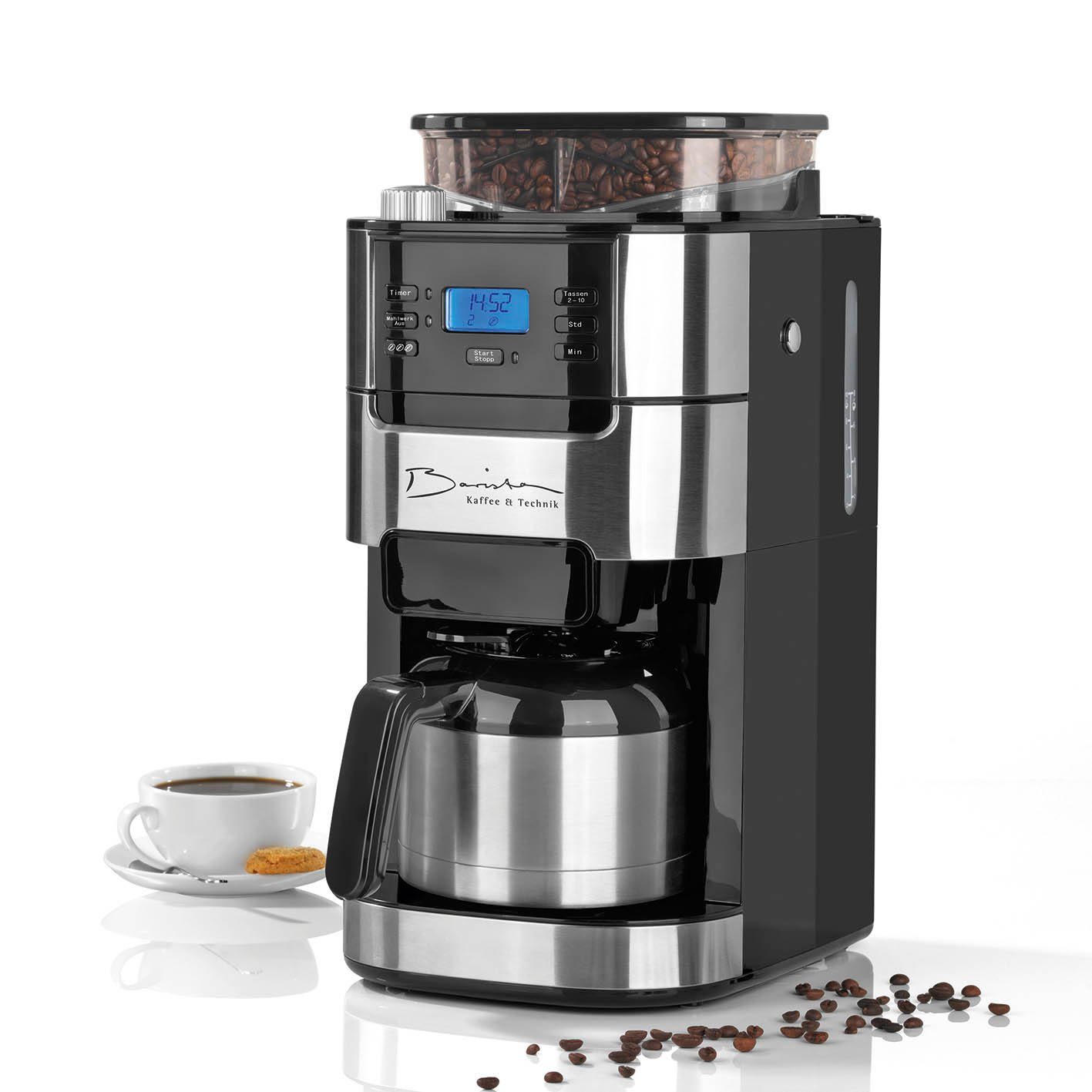 Barista Kaffeemaschine mit Mahlwerk Filterkaffeemaschine, 1l Kaffeekanne,  inkl. Isolierkanne online kaufen | OTTO