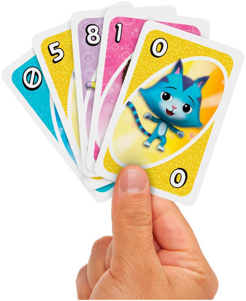 Mattel games Spiel UNO Gabby´s Dollhouse, Kartenspiel