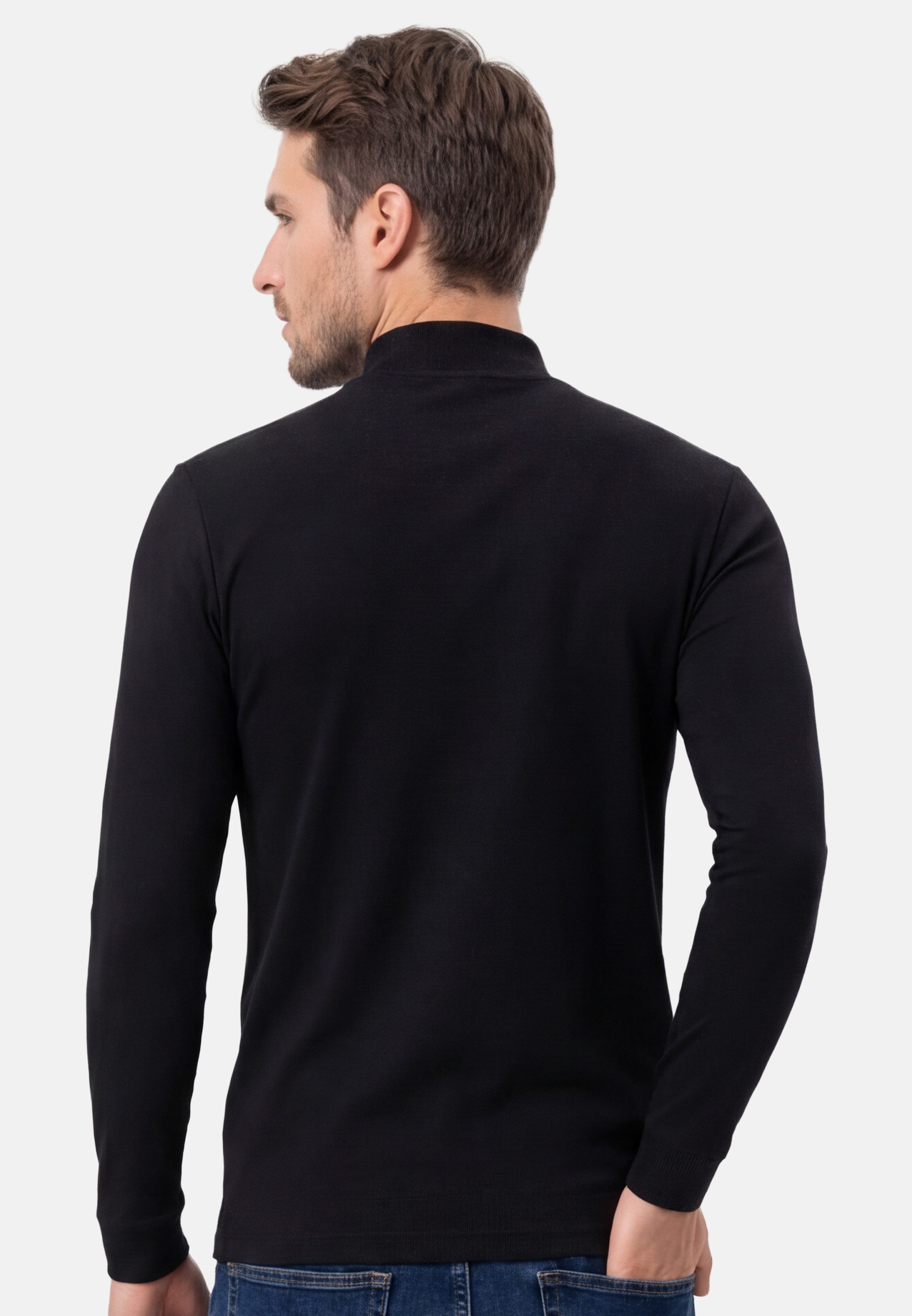 RAGMAN Langarmshirt 3er Pack Basic (Spar-Set, 3-tlg) Langarmshirt - Baumwolle - Atmungsaktiv